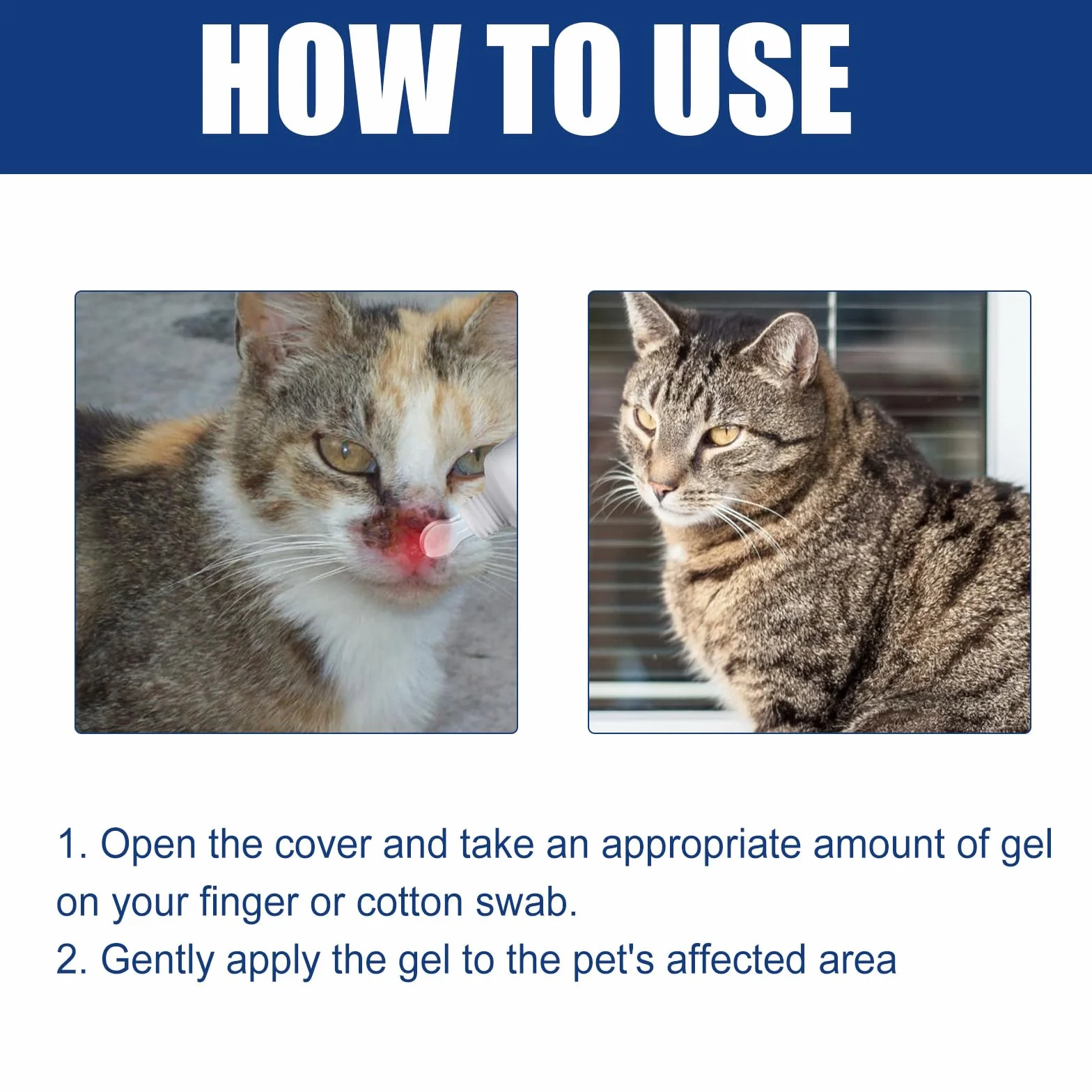 Gel Apaisant pour Plaies Chats Chiens Nettoyage Soin Cicatrisation Animaux