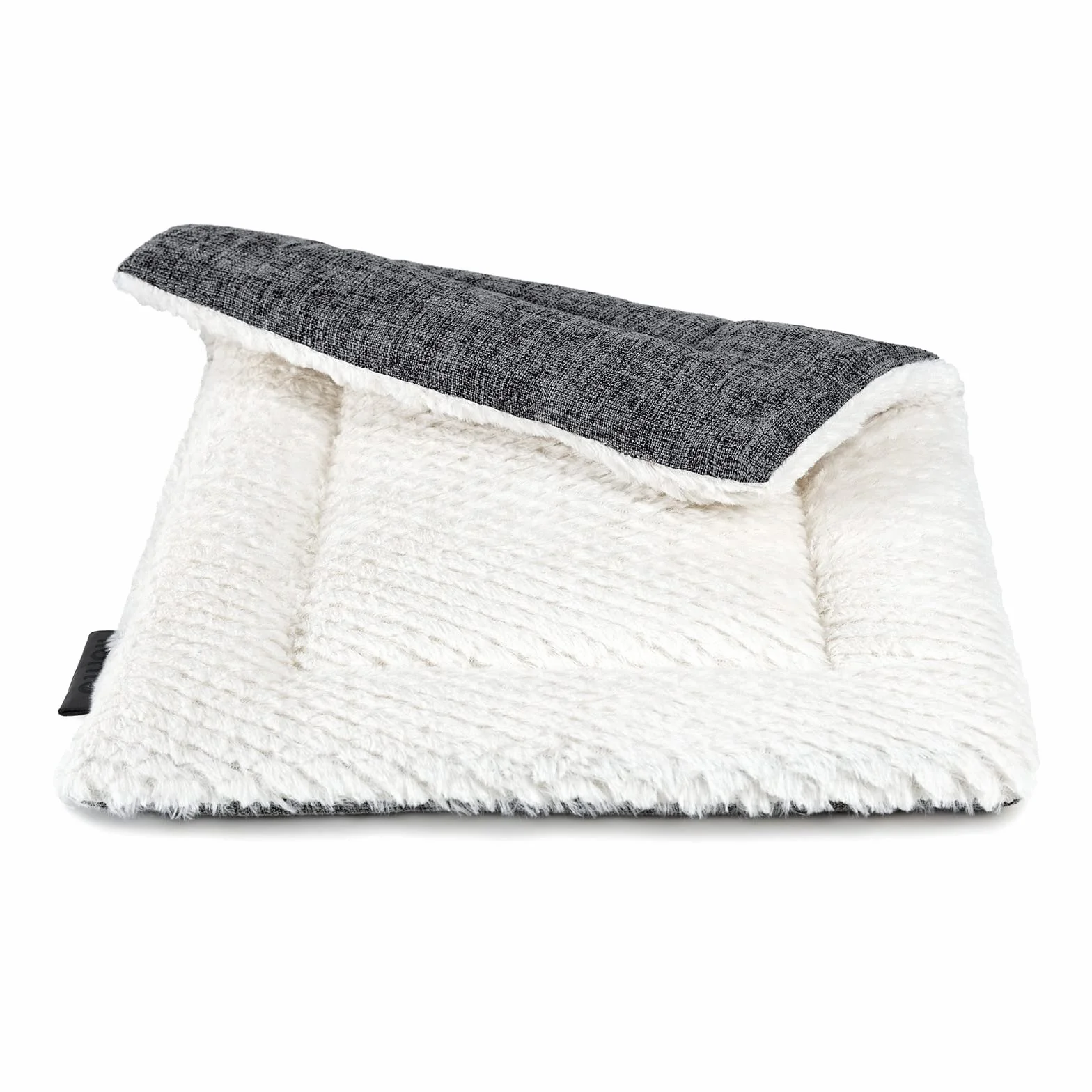 Couverture réversible Chaude pour Chiens et Chats 50x35 cm, Lavable, Protection Contre Le Froid, Gris