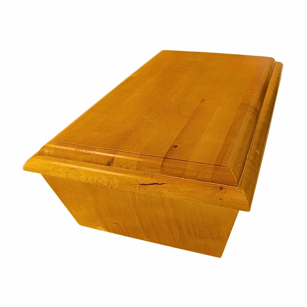 Cercueil en chêne de qualité supérieure pour Animaux de Taille Moyenne - Cercueil pour Chien - Cercueil pour Chat - Cercueil pour Beagle - Caisse funéraire en Bois Massif pour Grands Animaux - Marron
