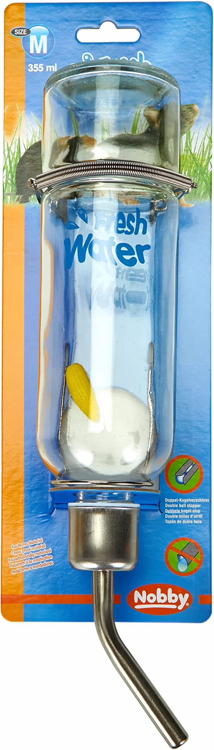 Nobby Biberon en Verre pour Petits Animaux 355 ML