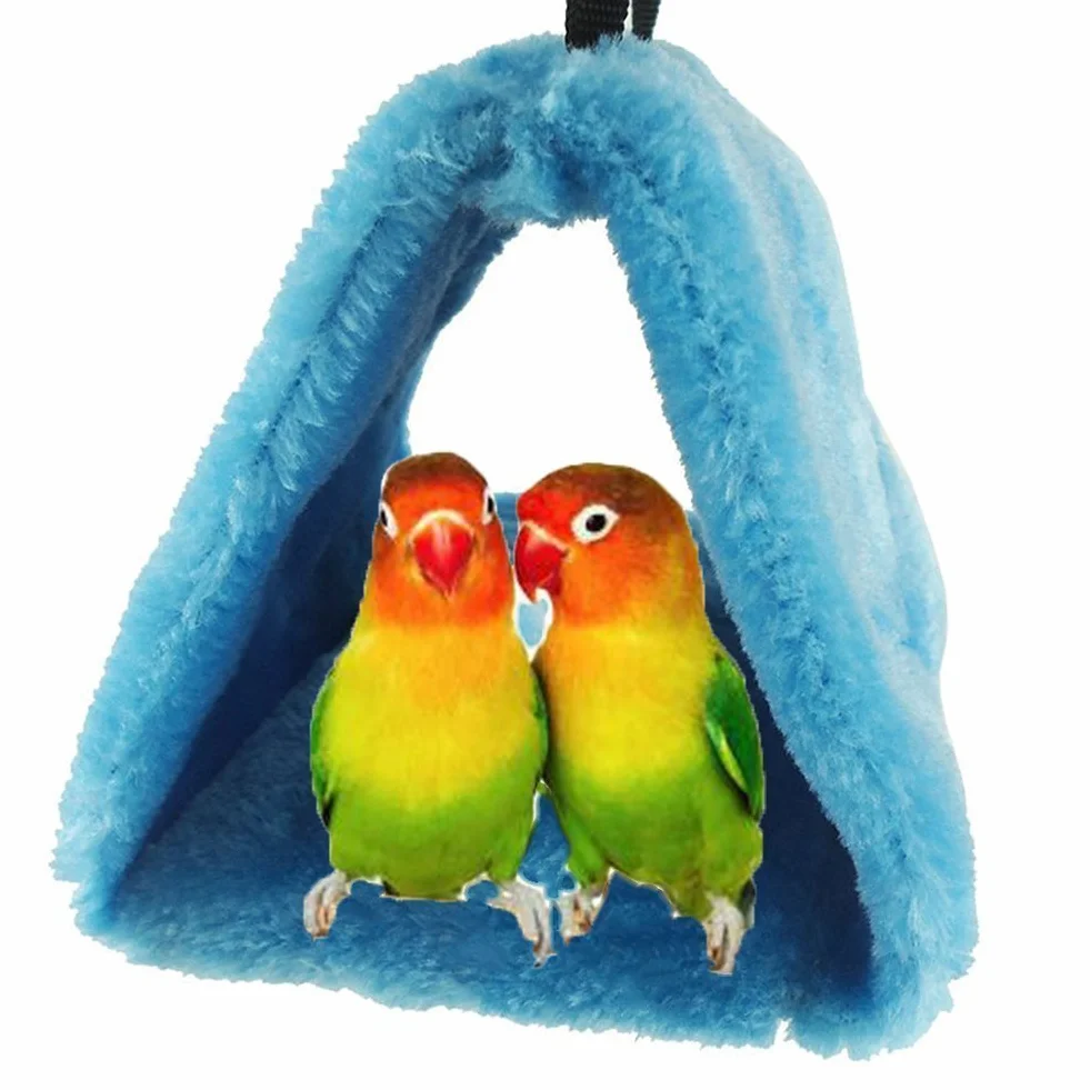 Keersi Bird Nest House for Parrot Cockatiel Amazon Cockatoo Canary Lovebird Finch Cage Toy