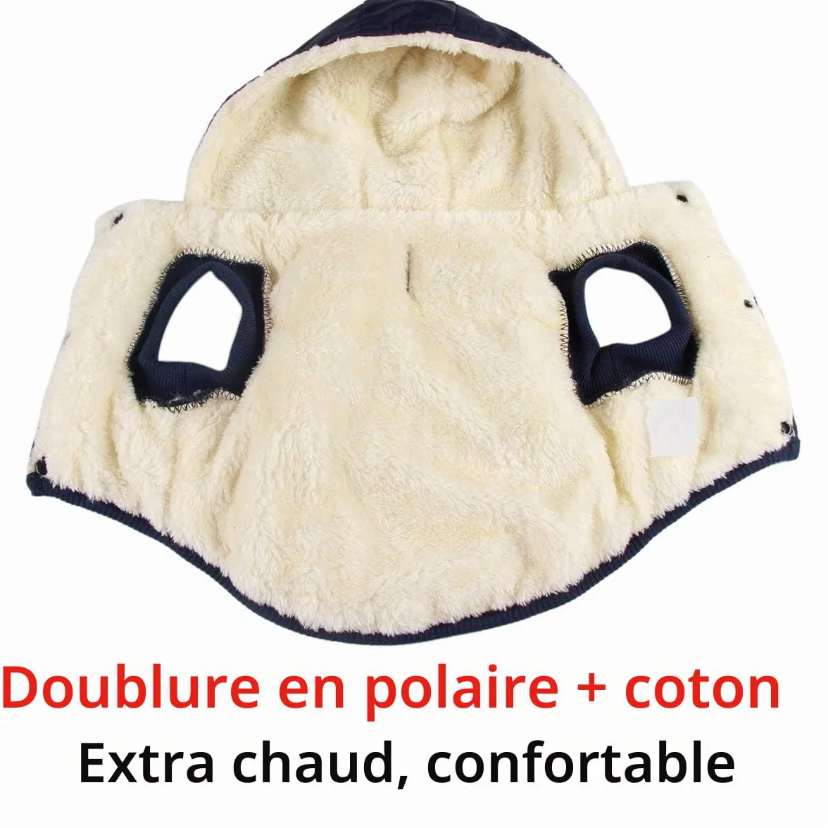 Sweat à capuche en polaire et coton pour chien JoyDaog