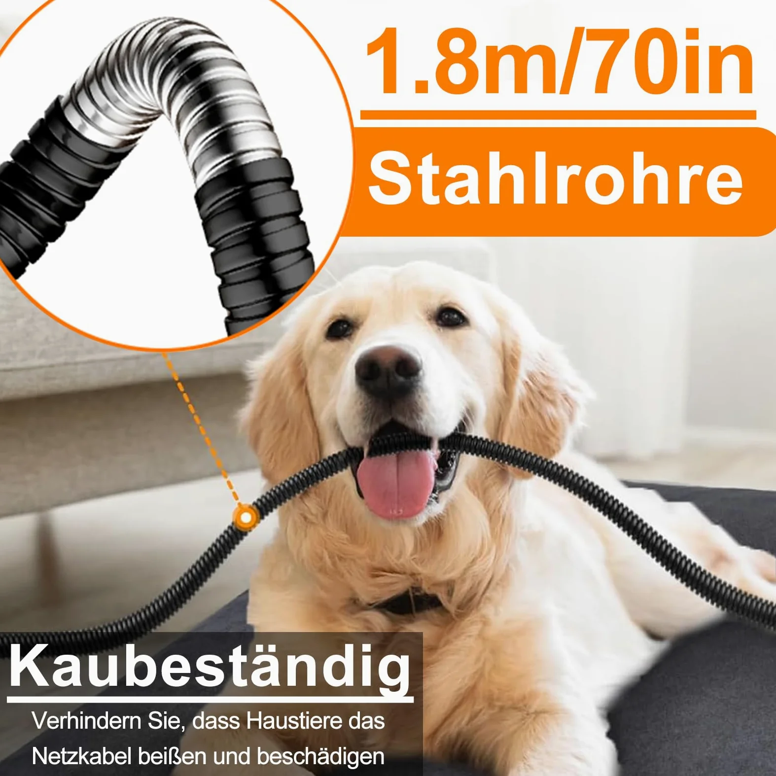 Coussin chauffant 70 x 45 cm pour animaux de compagnie - Tapis chauffant anti-morsure pour chat - Anti-morsure - Tapis chauffant pour chien - Couverture chauffante pour chat - Température réglable