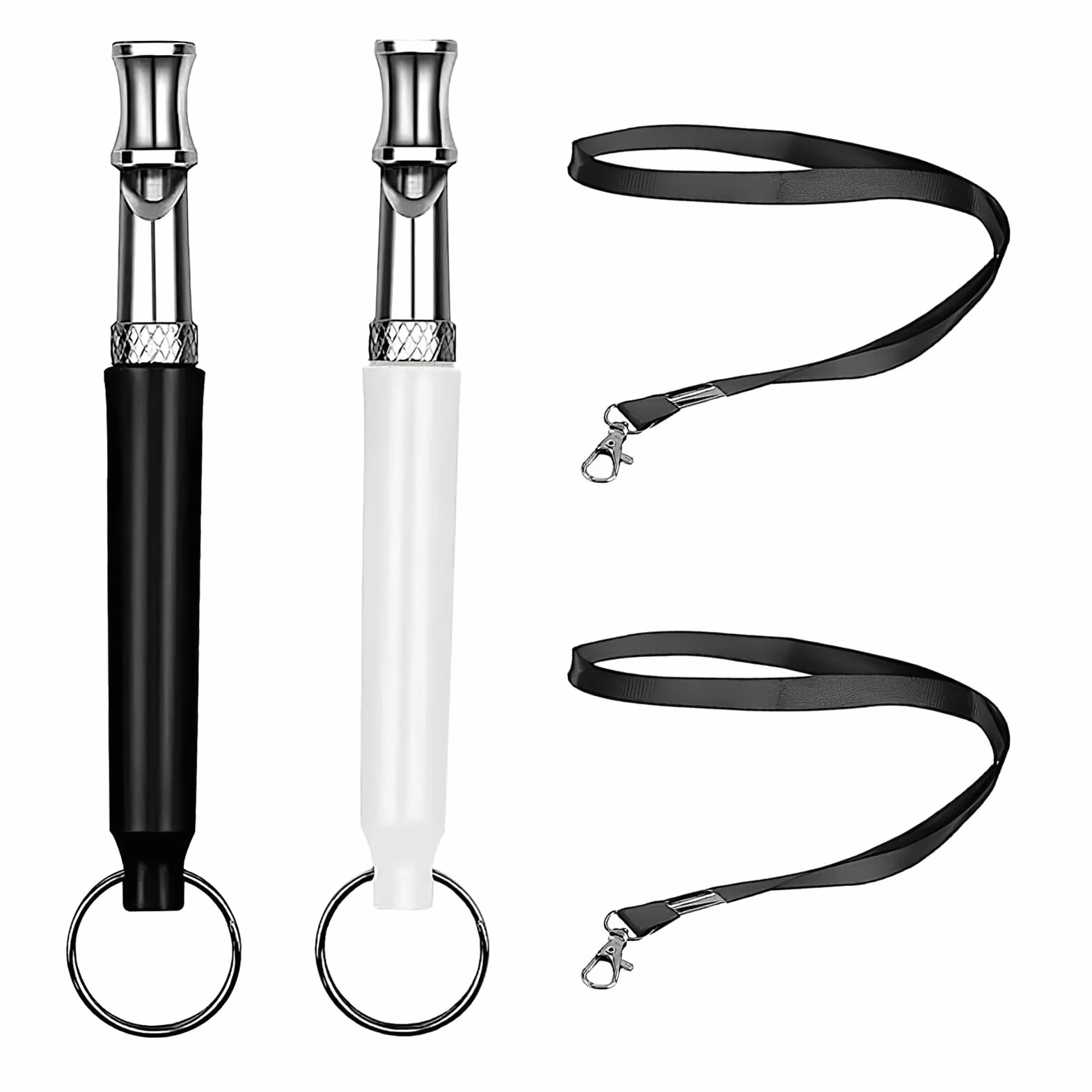 Sifflet de Rappel pour Chien Ultrason Silencieux Réglable 2 Pièces