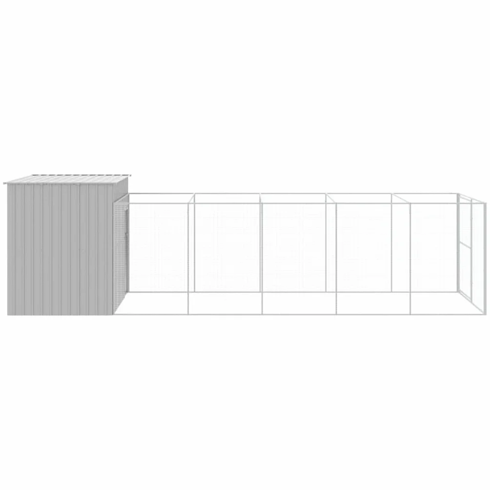 Niche pour chien gris clair 214x661x181 cm