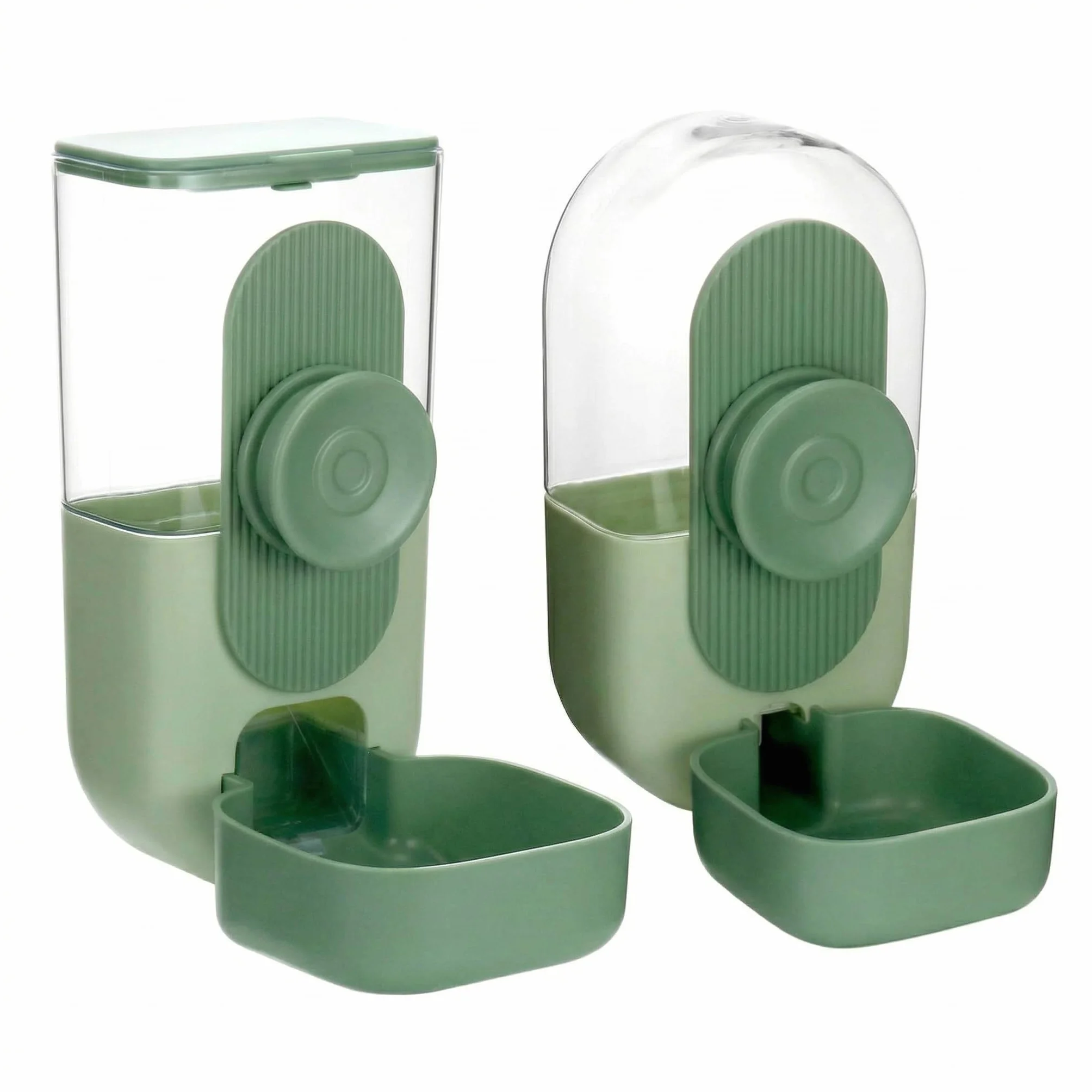 QWORK Distributeur Automatique de Nourriture 870 ML et Distributeur d'Eau 800 ML pour Hérissons