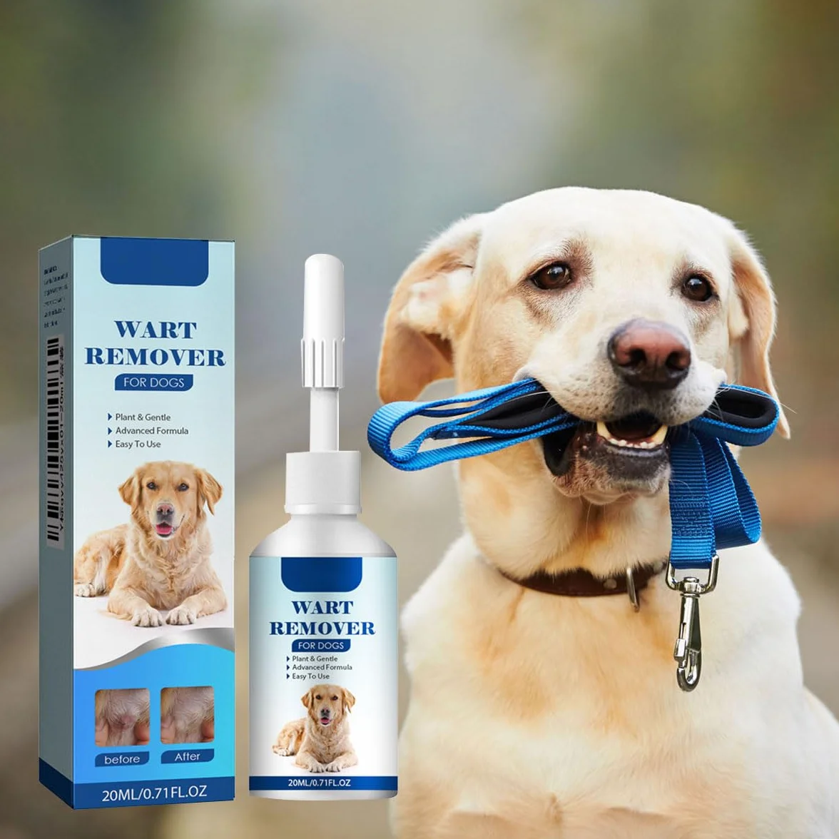 Crème pour Animaux de Compagnie pour Chiens et Chats, Éliminateur de Verrues Naturel, 20 ML