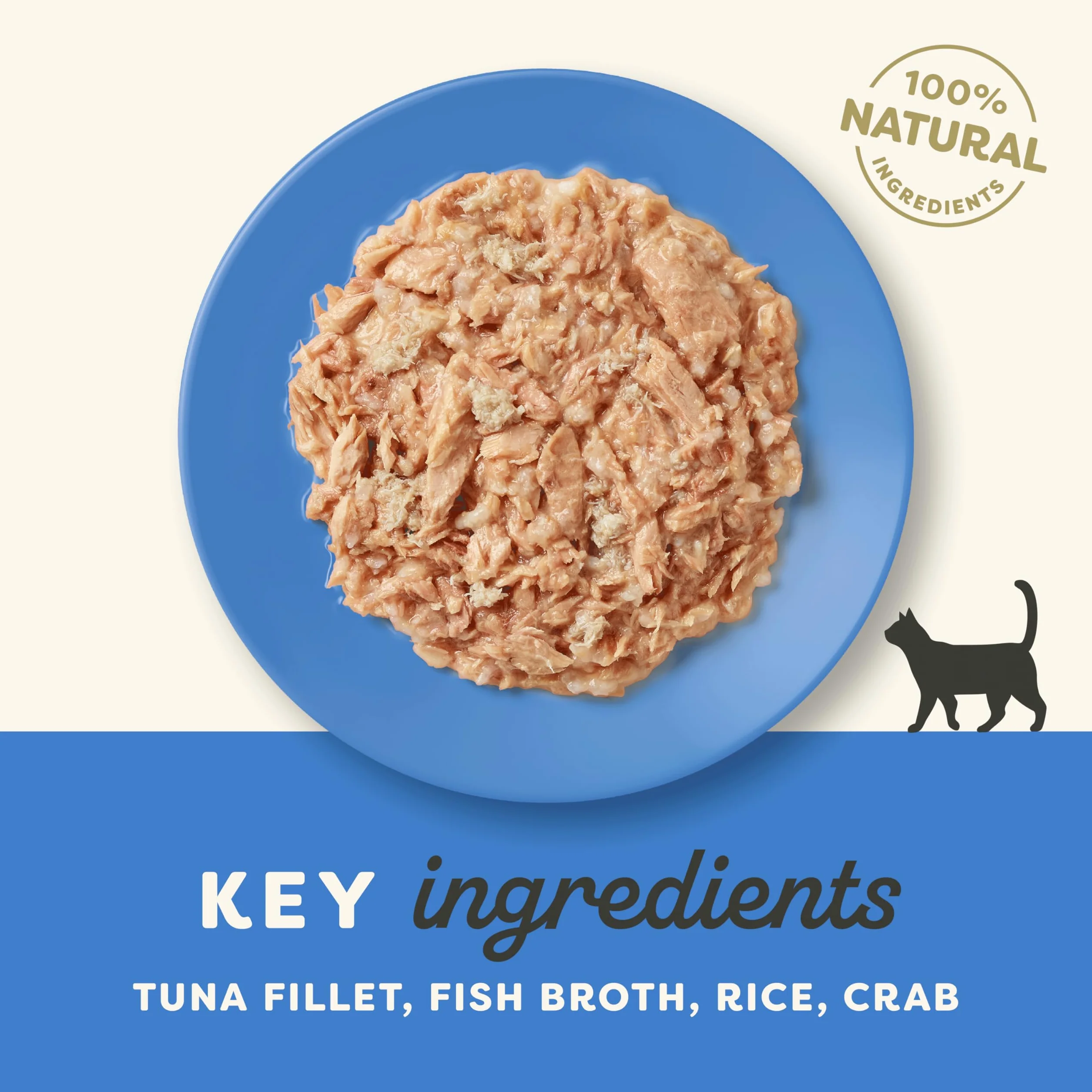 Applaws Aliment pour Chat Thon Fillet avec Crabe en Bouillon 10 x 60g