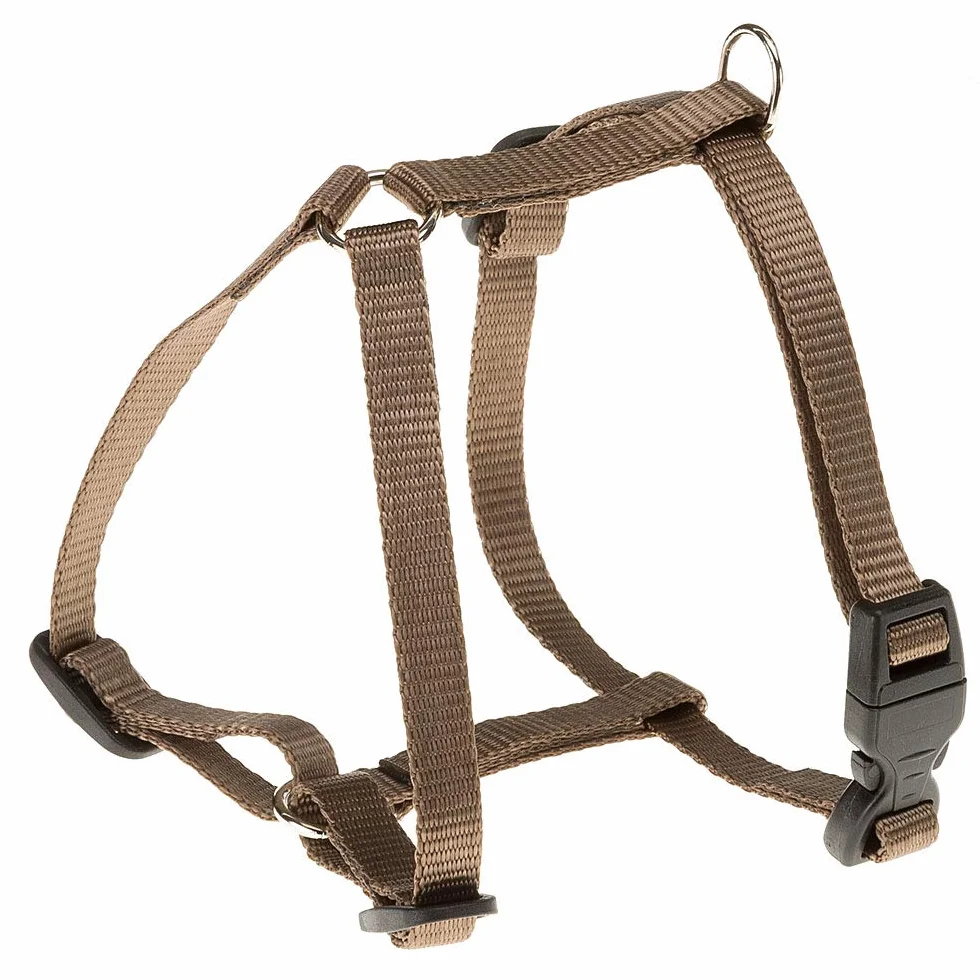 Ferplast Harnais Petit Chien Champion S Ajustable 3 Points Poitrine 30-46 cm Marron