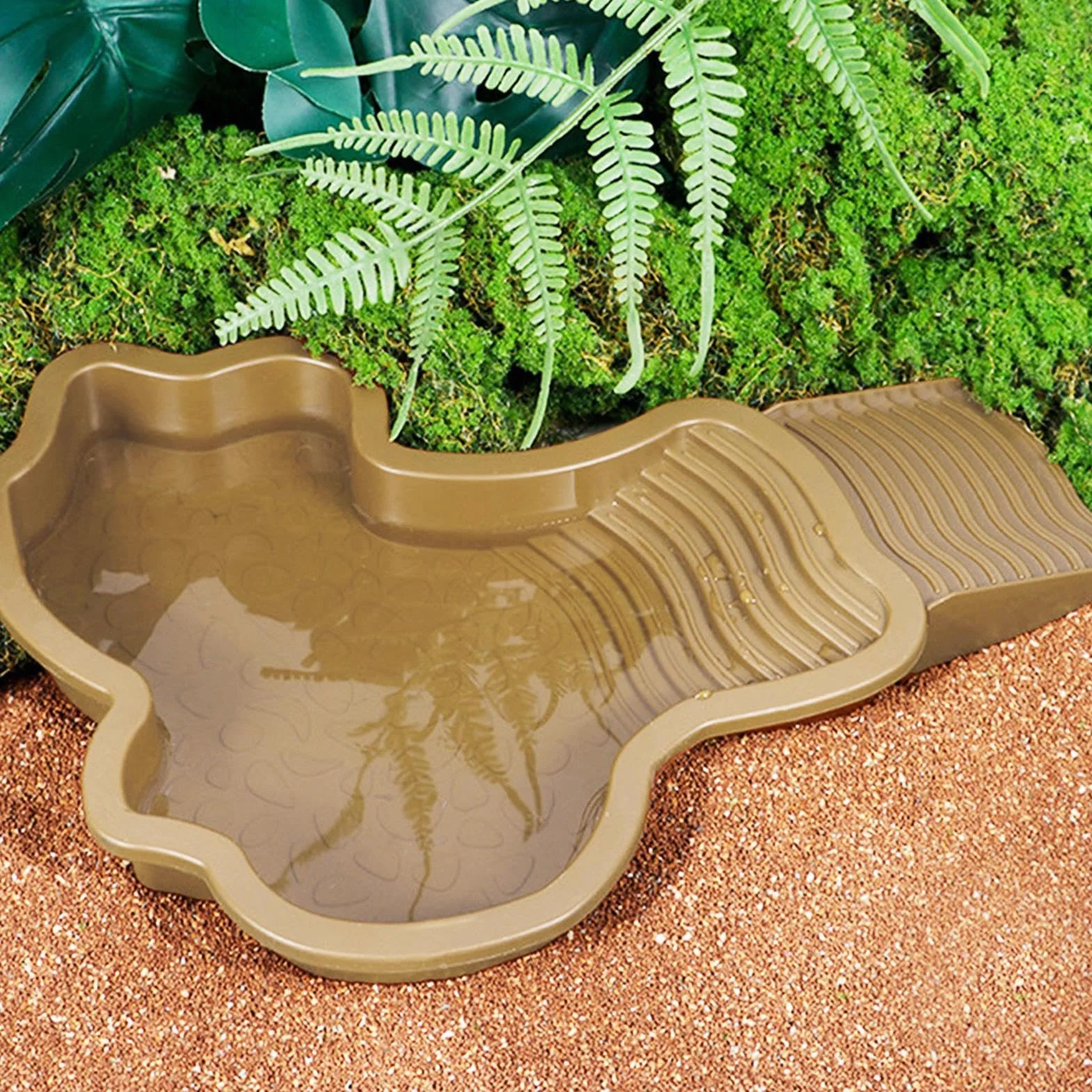 Mangeoire Tortue Piscine 35x28,5x4,3 cm Baignoire Reptiles Bassin de Bain