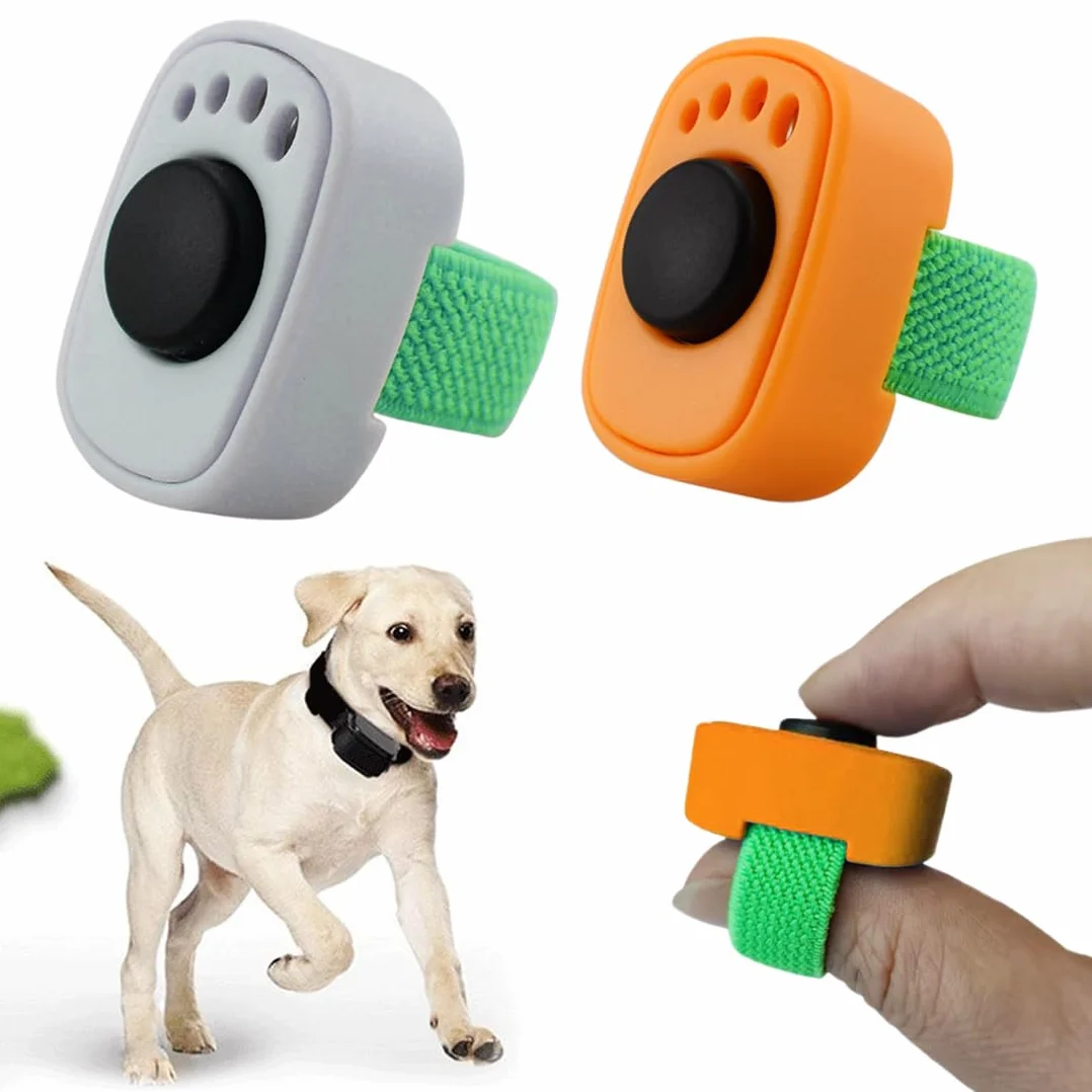 YAYNO 2 PCS Clicker Chien Dressage Multicolore Clickers de Dressage pour Animaux de Compagnie Accessoire Pratique pour l’Entraînement Canin pour Chien Chat Cheval
