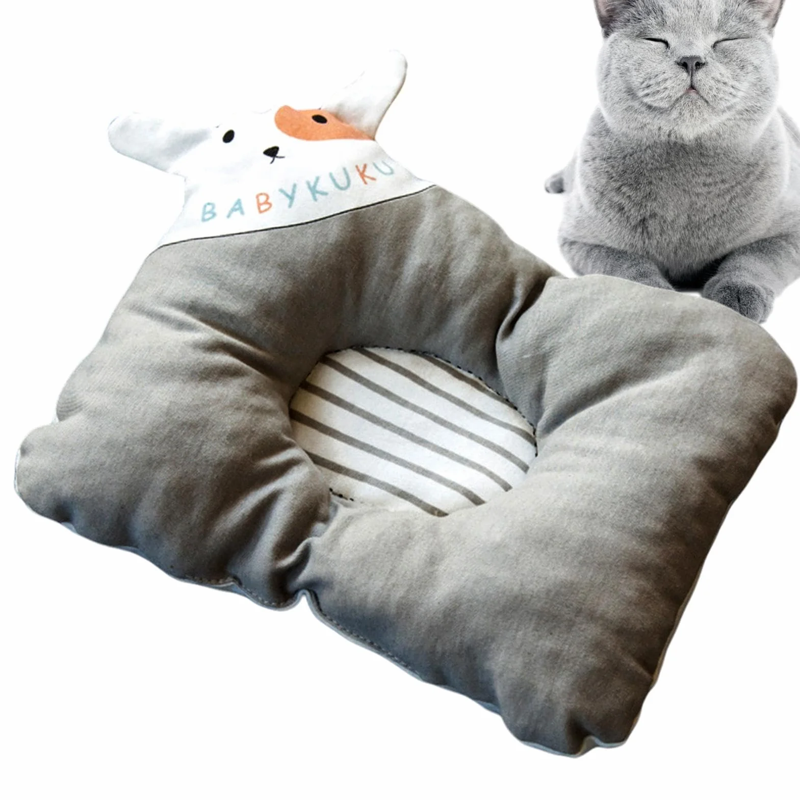 Oreiller apaisant pour chien en peluche confortable et respirant