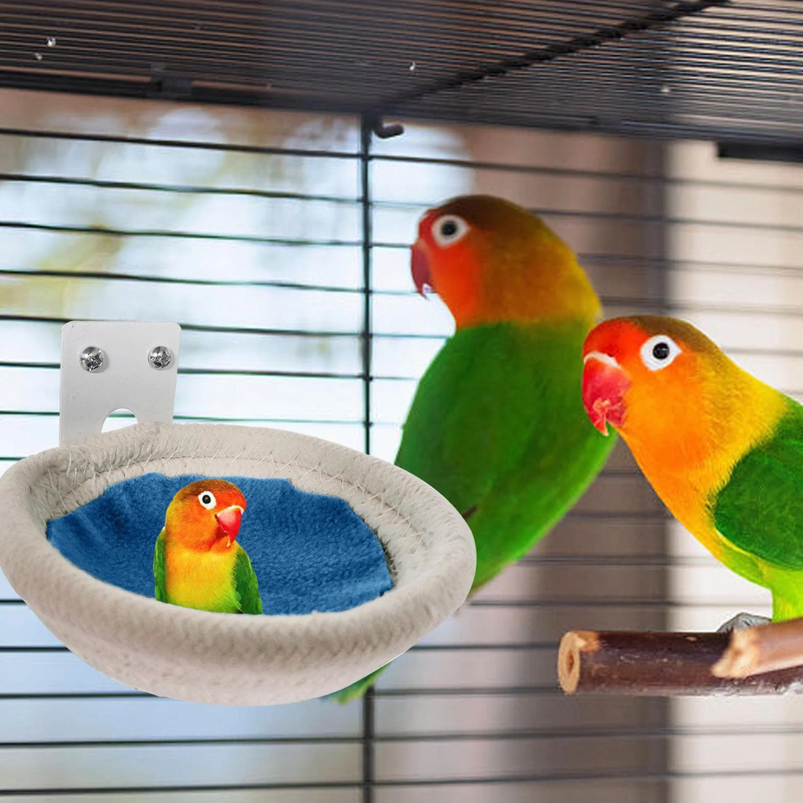 Nid de Perruche - Nid d'élevage pour Petits Oiseaux, Cage à Perroquet à Couver pour Calopsitte Canari Inséparable Pinson