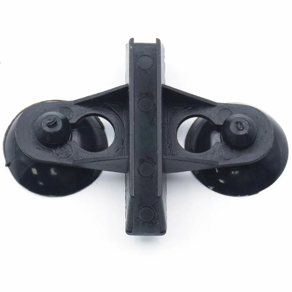 LINLAN Clips à Ventouse de Séparation pour Aquarium, Fixation en Verre, Supports d'Isolation pour Panneaux en Plastique Blanc
