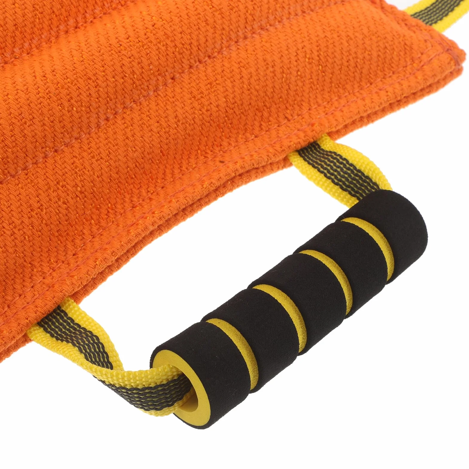 Manchon Résistant aux Morsures pour Dressage de Chiens Mordants Coussin à Mâcher Professionnel en Tissu Doux Orange