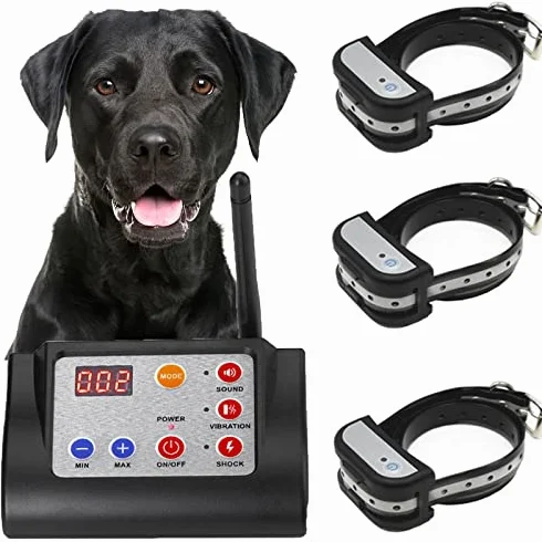 Cutecool Clôture électrique sans Fil pour Chien, Système de Confinement Rechargeable étanche IP65