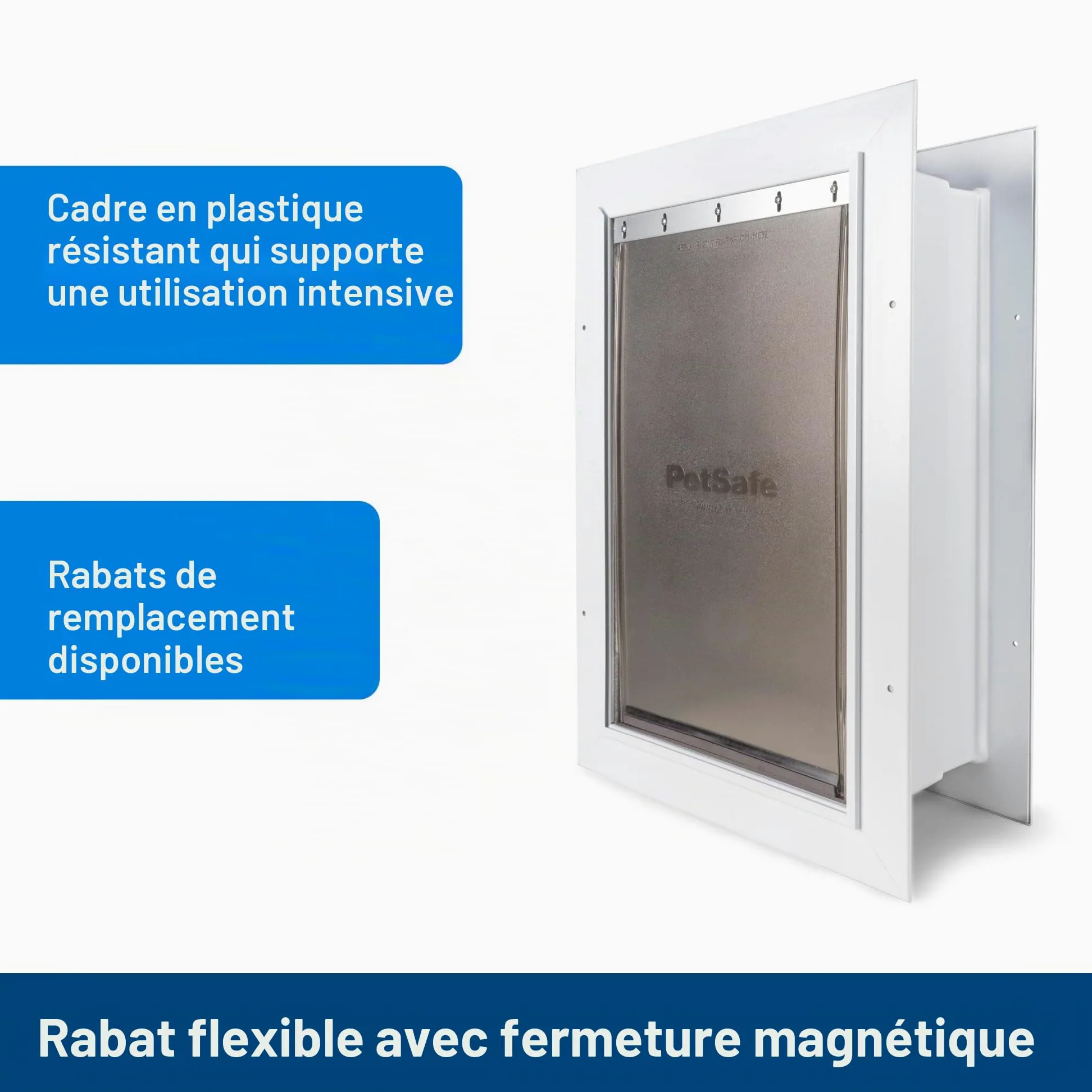 PetSafe Porte Murale pour Animal Domestique avec Tunnel télescopique, Grand, 3,58302 kg