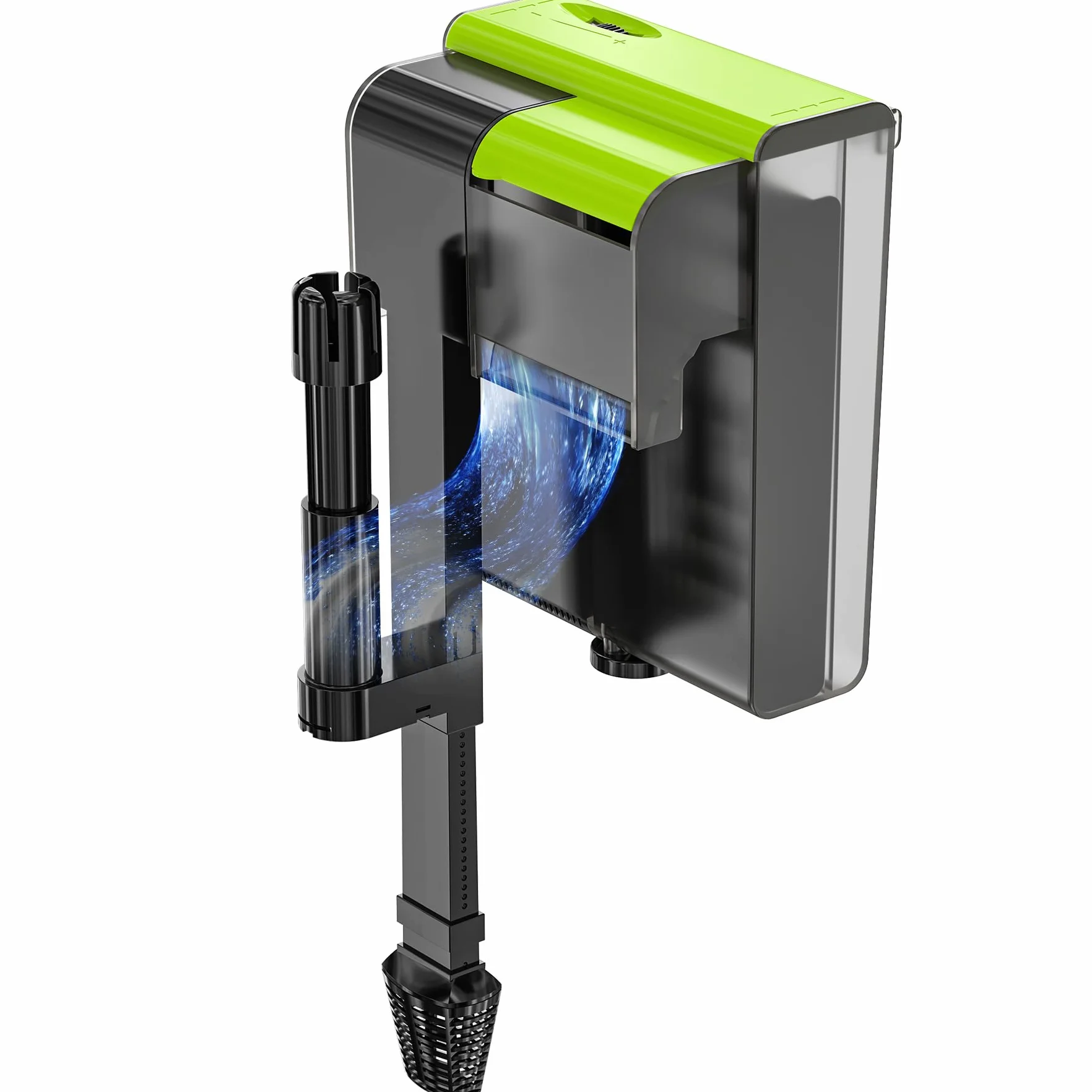 Forever Speed Filtre Externe Aquarium UVC 4-en-1 450L/h Cascade Hang on pour Aquariums 10-100L