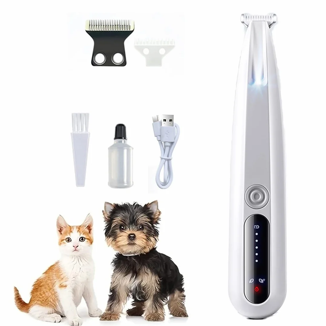 Tondeuse Silencieuse pour Chats Hypoallergénique Rechargeable Sans Fil Professionnelle