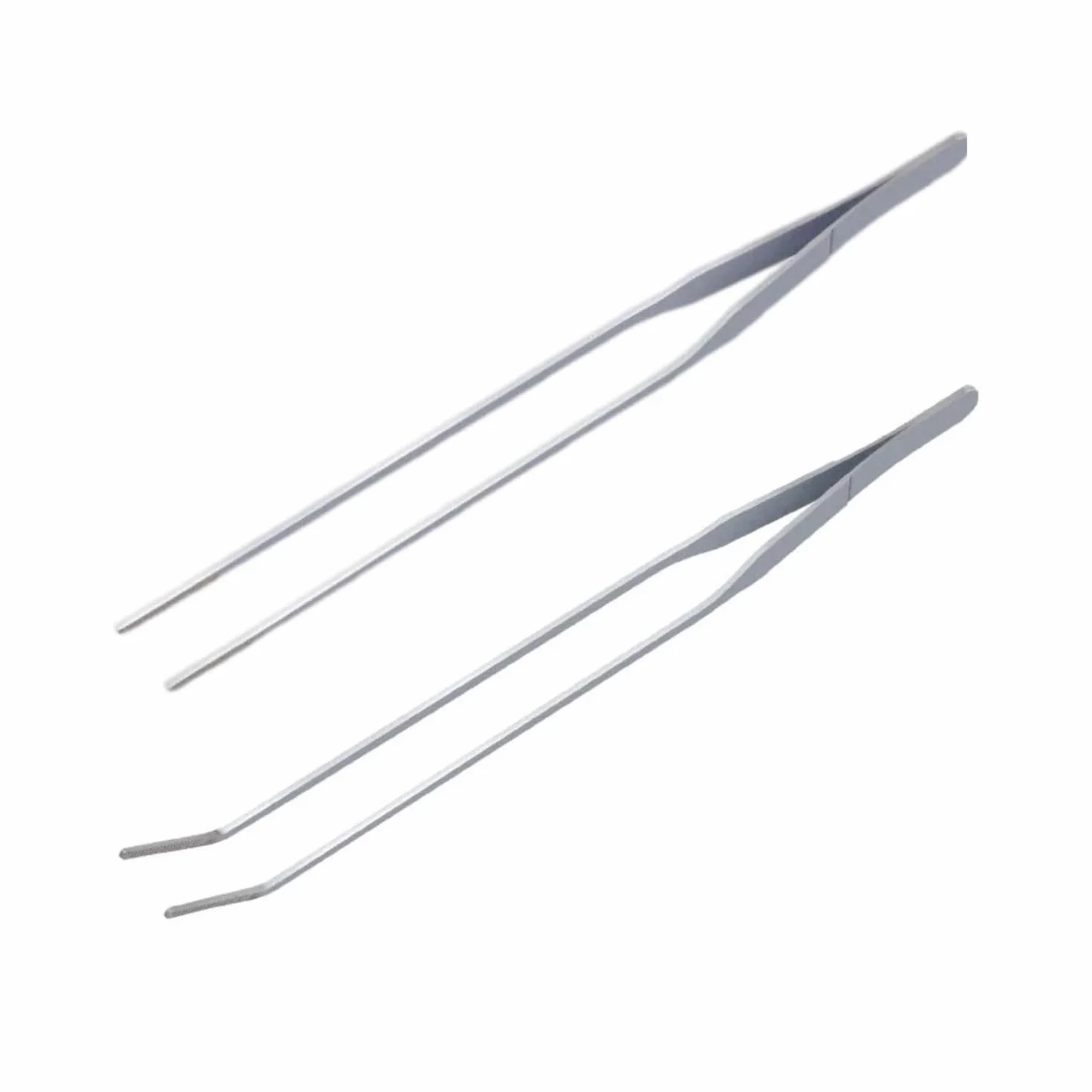 Pinces Courbées Longues 27 cm 2 pièces pour Aquarium Terrarium Reptiles