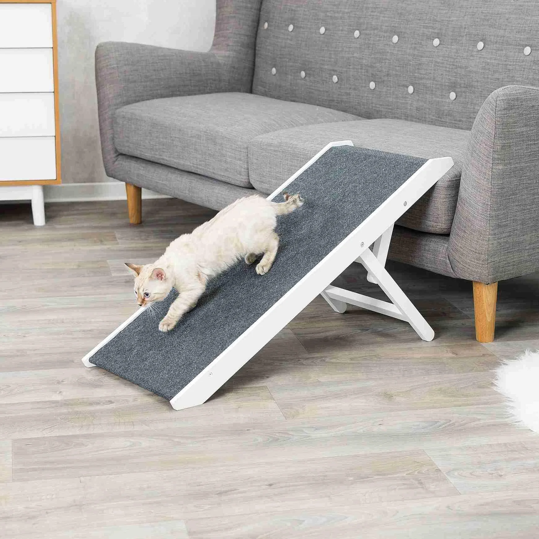 Trixie Rampe pour Chien, Blanc, 36cm X 90cm pour Chien