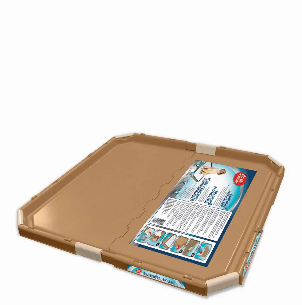 Simple Solution Support de coussin pour chien, plateau de dressage portable pour animaux de compagnie et chiots, 53 x 53 cm