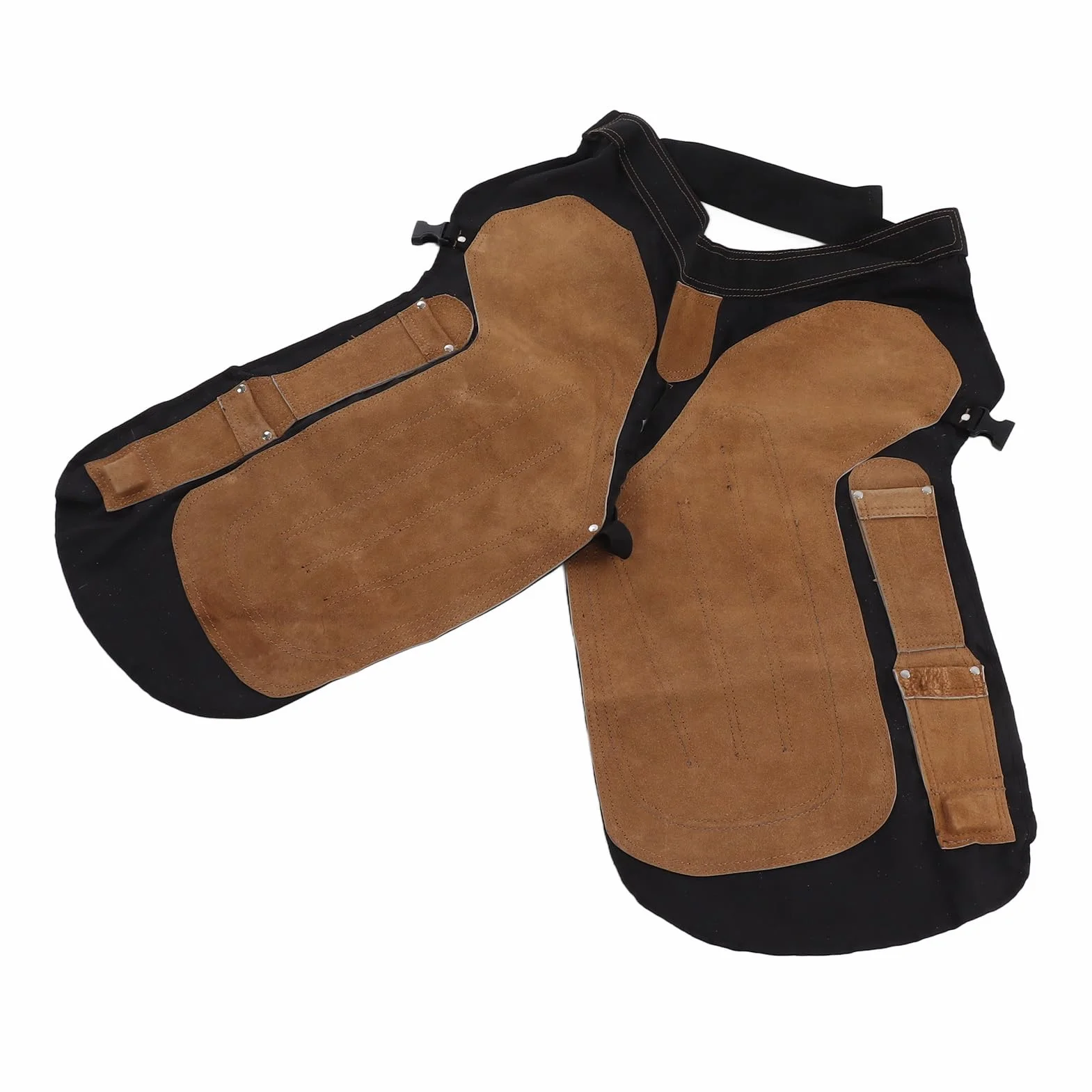 Topyond Tablier De Maréchal-ferrant Professionnel En Cuir Avec 4 Poches Pour Ferrures De Chevaux, Parage des Sabots De Cheval Et Kit D'outils De Maréchal-ferrant Pour le Soin Et L'entretien des Chevau