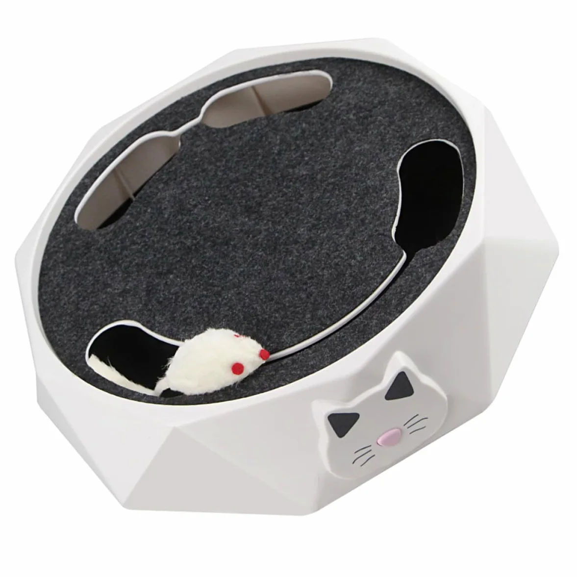 ERINGOGO Souris Électronique Interactive pour Chat Portable en Abs Piles 3 X AA, Électrique Automatique pour Exercice et Jeu de Cache-Cache