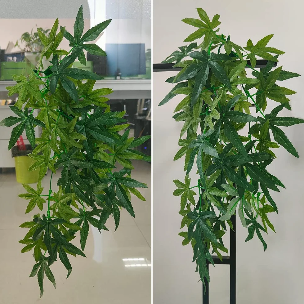 Plantes d'aquarium artificielles 40cm Faux Plastique Décor pour Fish Tank
