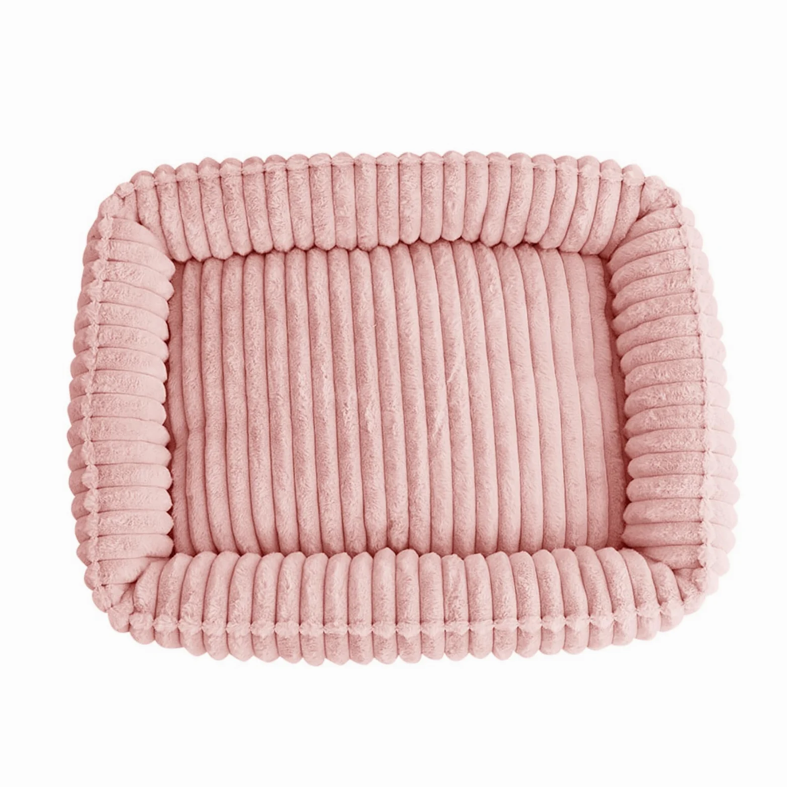 Hixingo Panier Chien Dehoussable Lavables S-XXL, Lit Chien Dehoussable Coussin Chat Doux et Confortable Tapis pour Animale Anti Stress pour Taille, Moyen, Petit (M59 Rose,L)