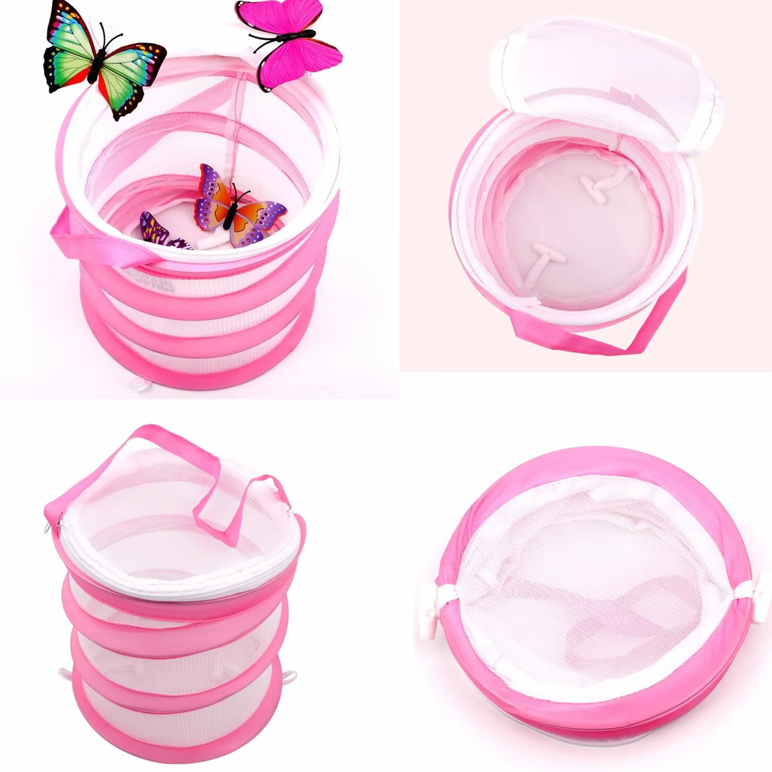 TAIZER Papillon Habitat Cage d'Insectes Pliable Portable Maille d'Élevage