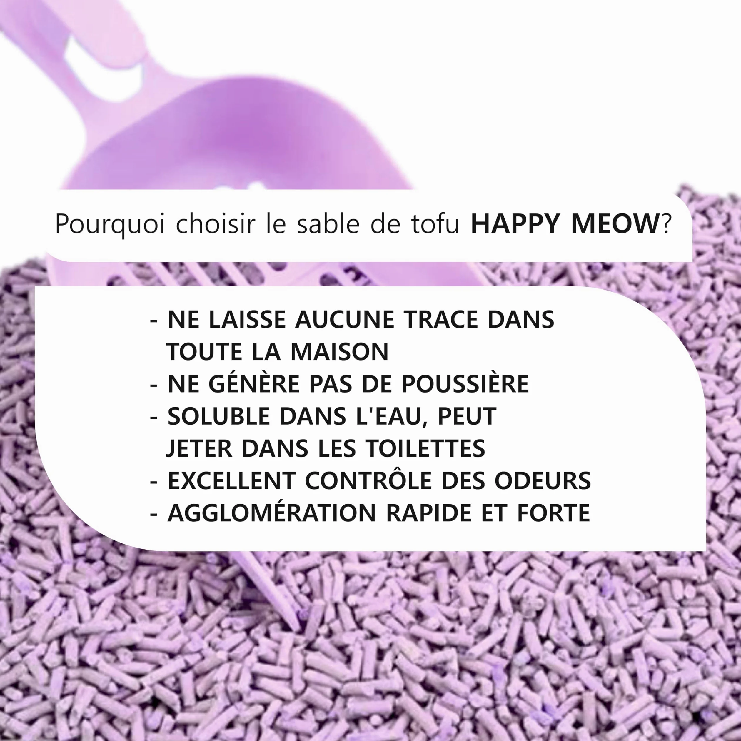 Litière de tofu pour chats (18 L/7,5 kg) - Naturel et biodégradable - Agglomérant instantané, faible en poudre, contrôle des odeurs durable, ultra absorbant, jetable dans les toilettes