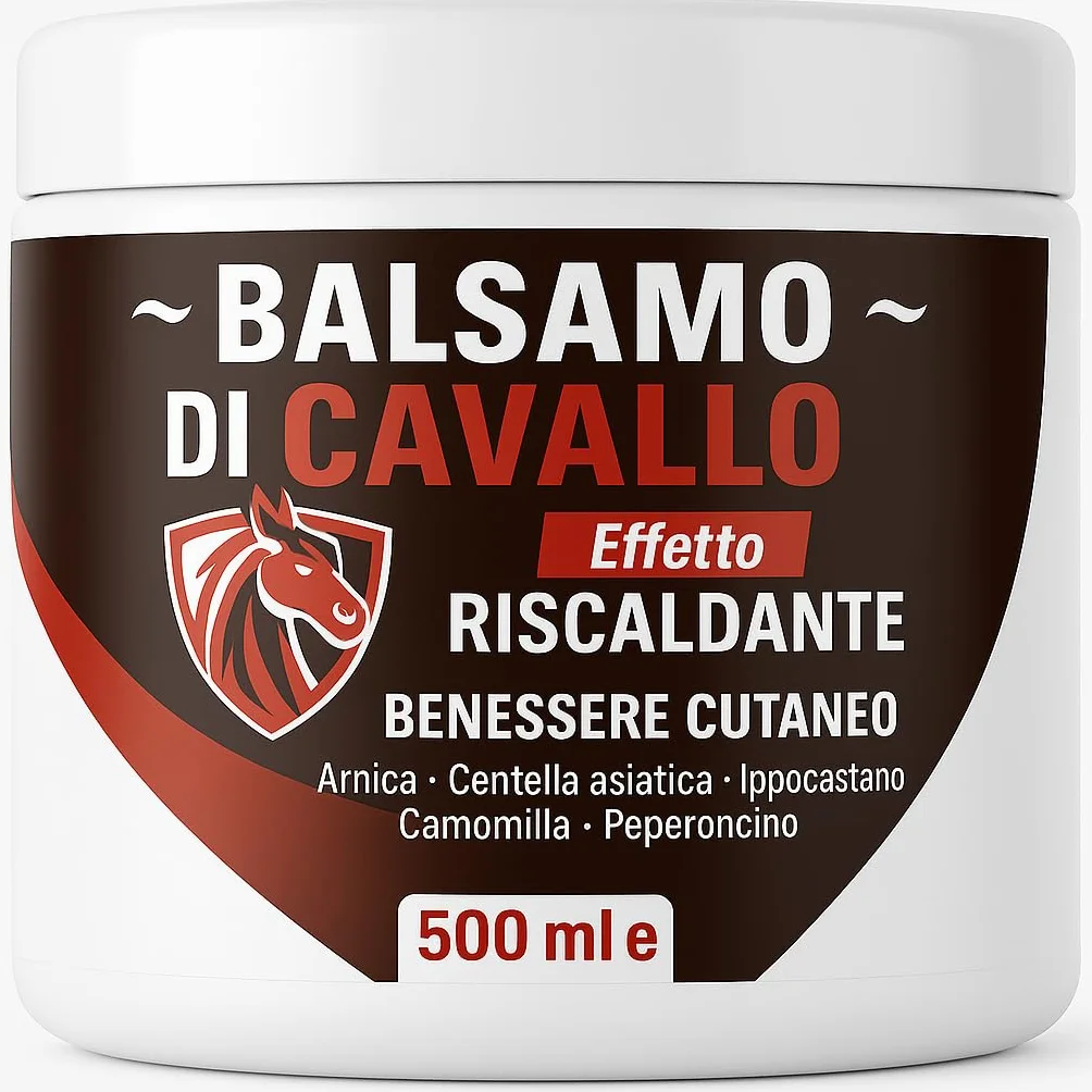 Baume du Cheval Extra Fort 500 ml – Crème Corporelle Régénérante aux Herbes pour Muscles et Articulations – Soulagement Vitalisant pour le Corps – Format Maxi – Dragon