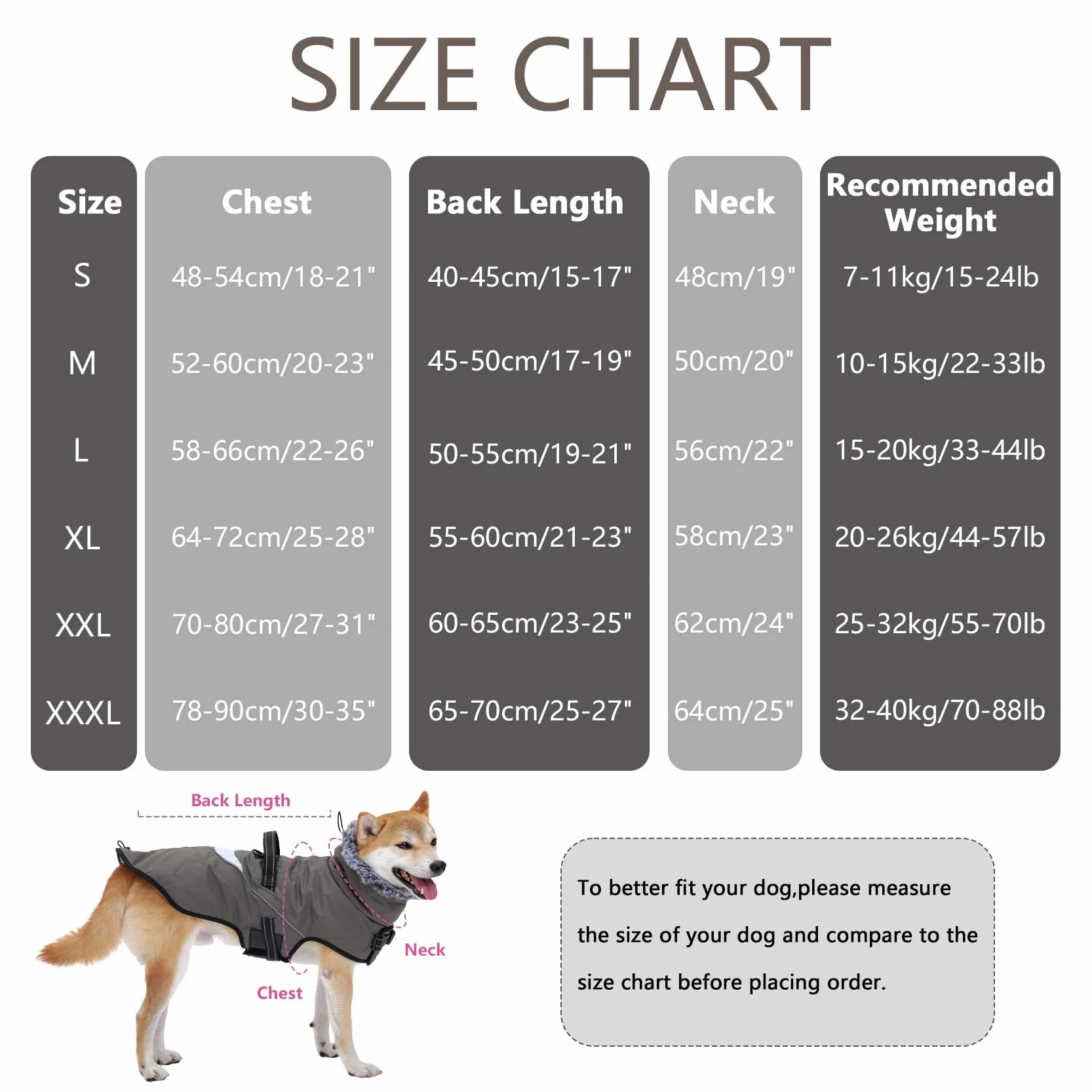 Manteau pour Chien imperméable avec Harnais, Hiver Chaud Réflecteurs Petite Moyenne Grande Taille
