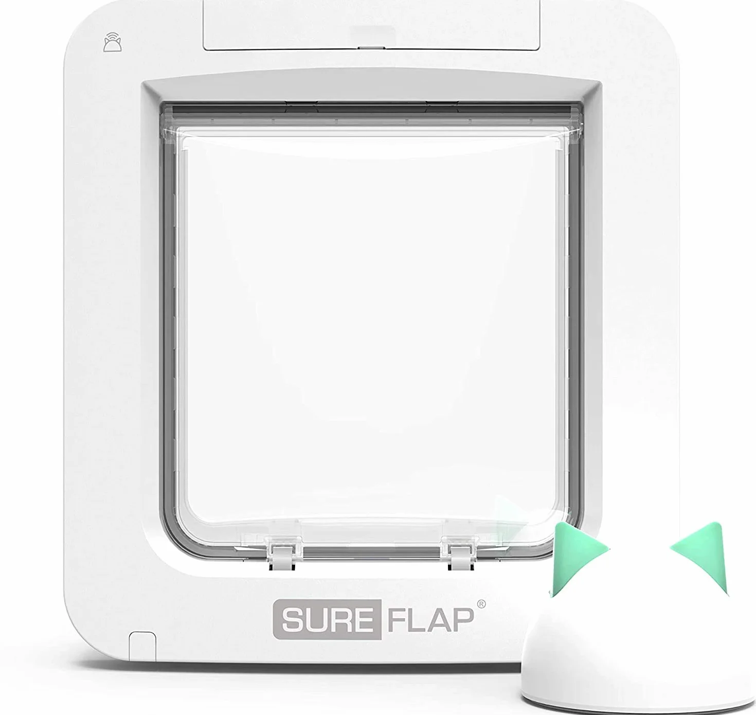 Connect SureFlap Grande chatière électronique avec hub, contrôle par app, couvre-feu, pour chats et petits chiens
