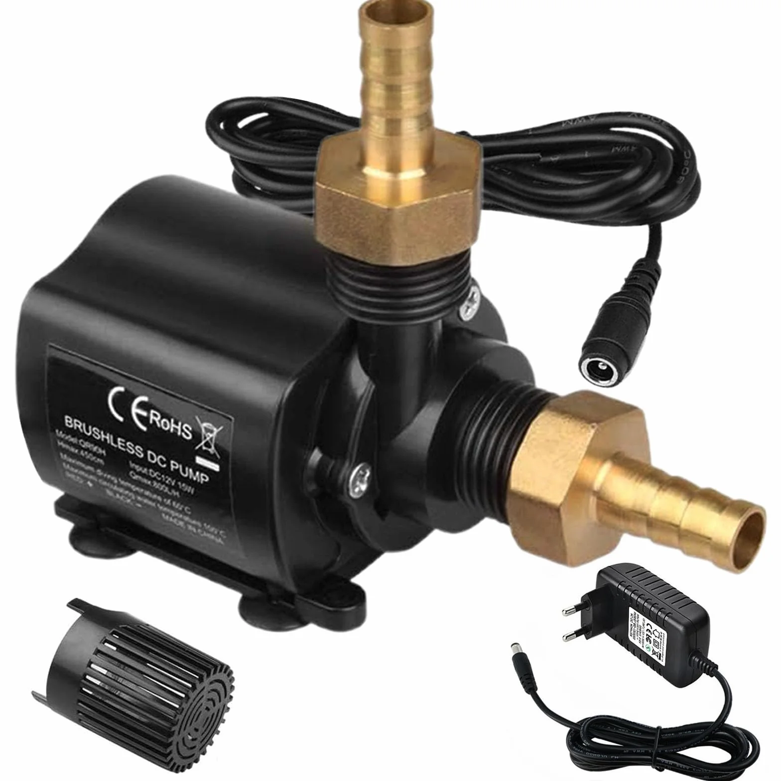 Mini Pompe à Eau Submersible 15W 800L/H Silencieuse pour Aquarium Bassin Jardin
