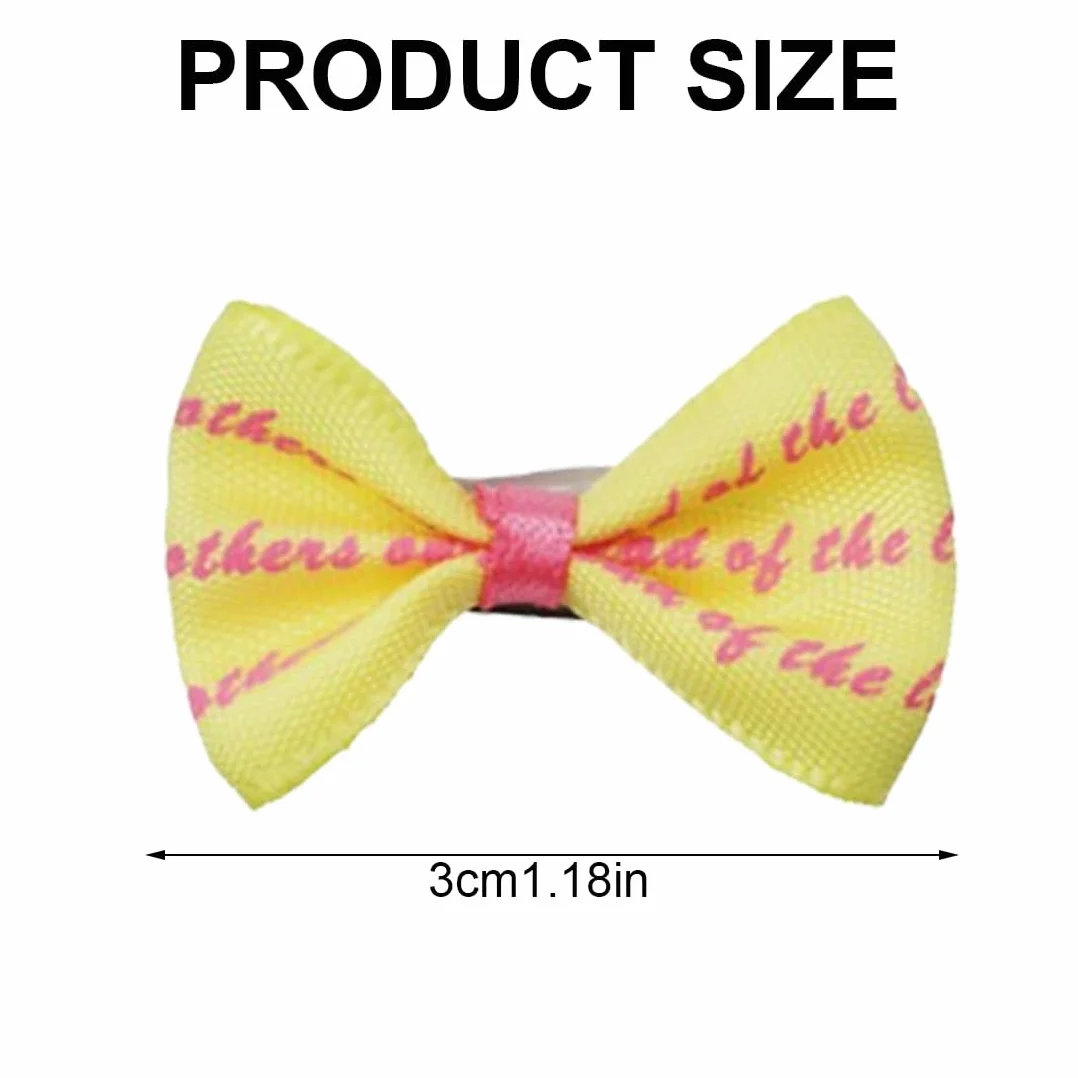 Barrettes pour Chiens Nœud Papillon Petites Pinces à Cheveux Mignon 10 Pièces