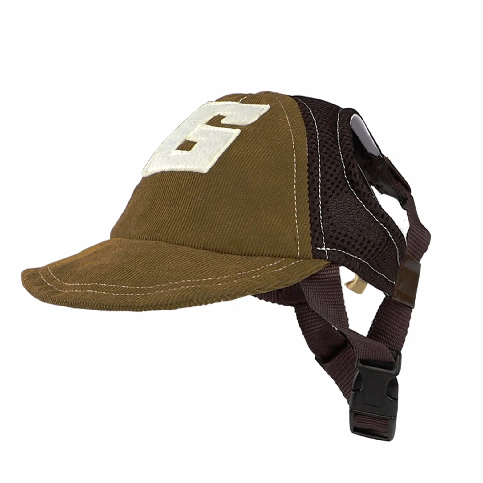 Casquette de Baseball pour Chien Chapeau Soleil Réglable avec Trous d'Oreille Visière Chiot
