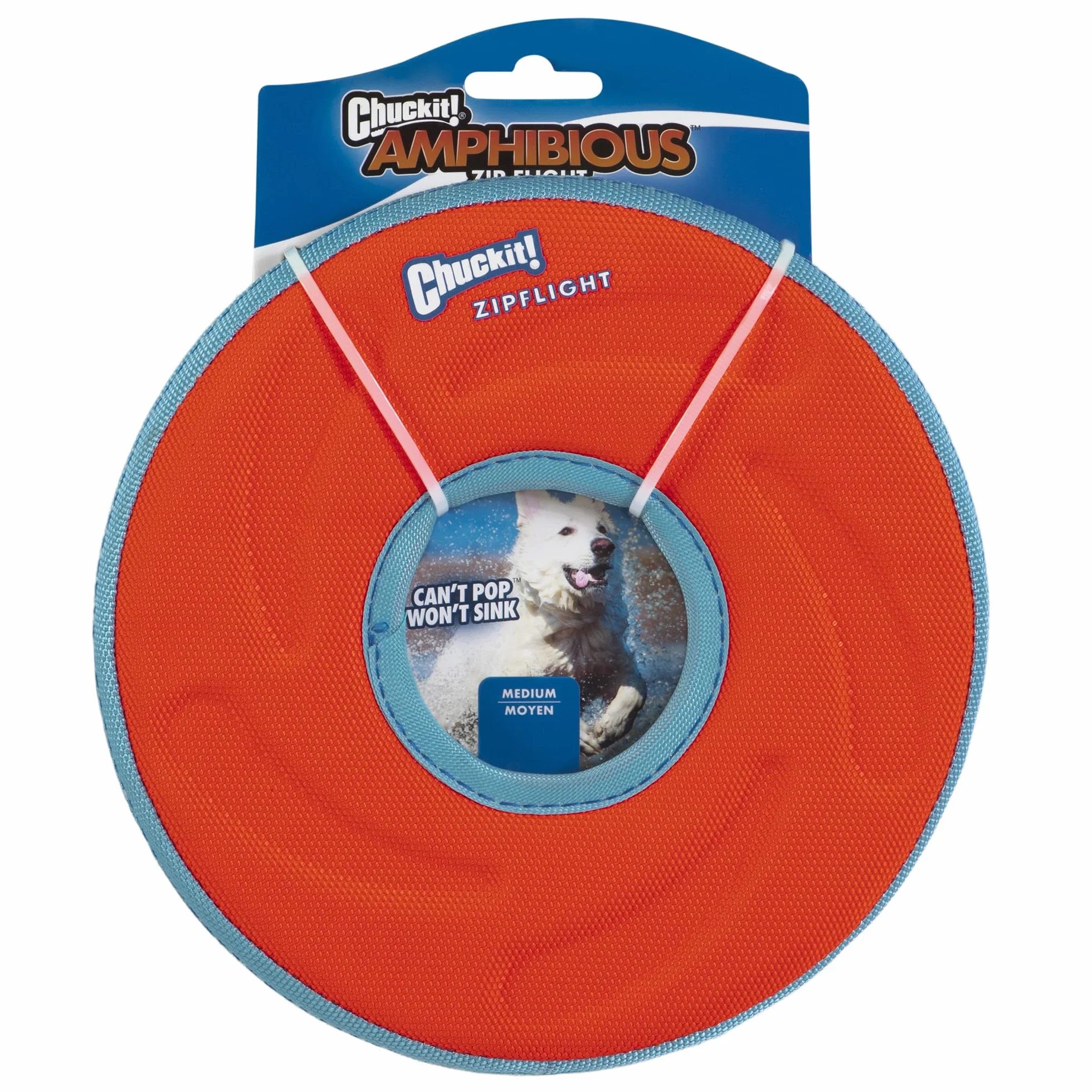 Chuckit Zipflight Frisbee Flottant Jouet Chien Taille M