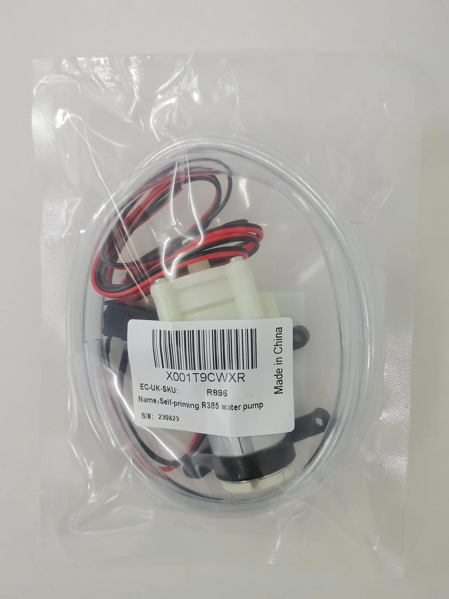 Mini pompe à amorçage automatique DC 6V-12V R385 pour aquarium, machine à thé, refroidissement par eau – Pompe à membrane micro vide
