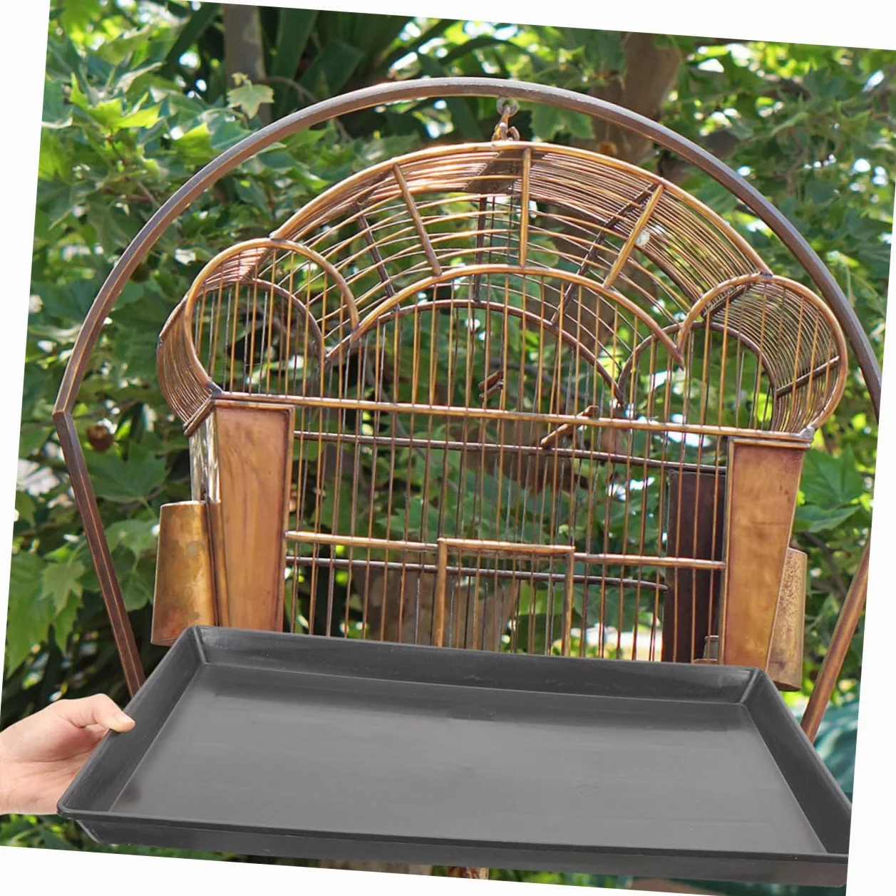 Plateau Plastique Étanche Remplacement Fond de Cage pour Chien Oiseau