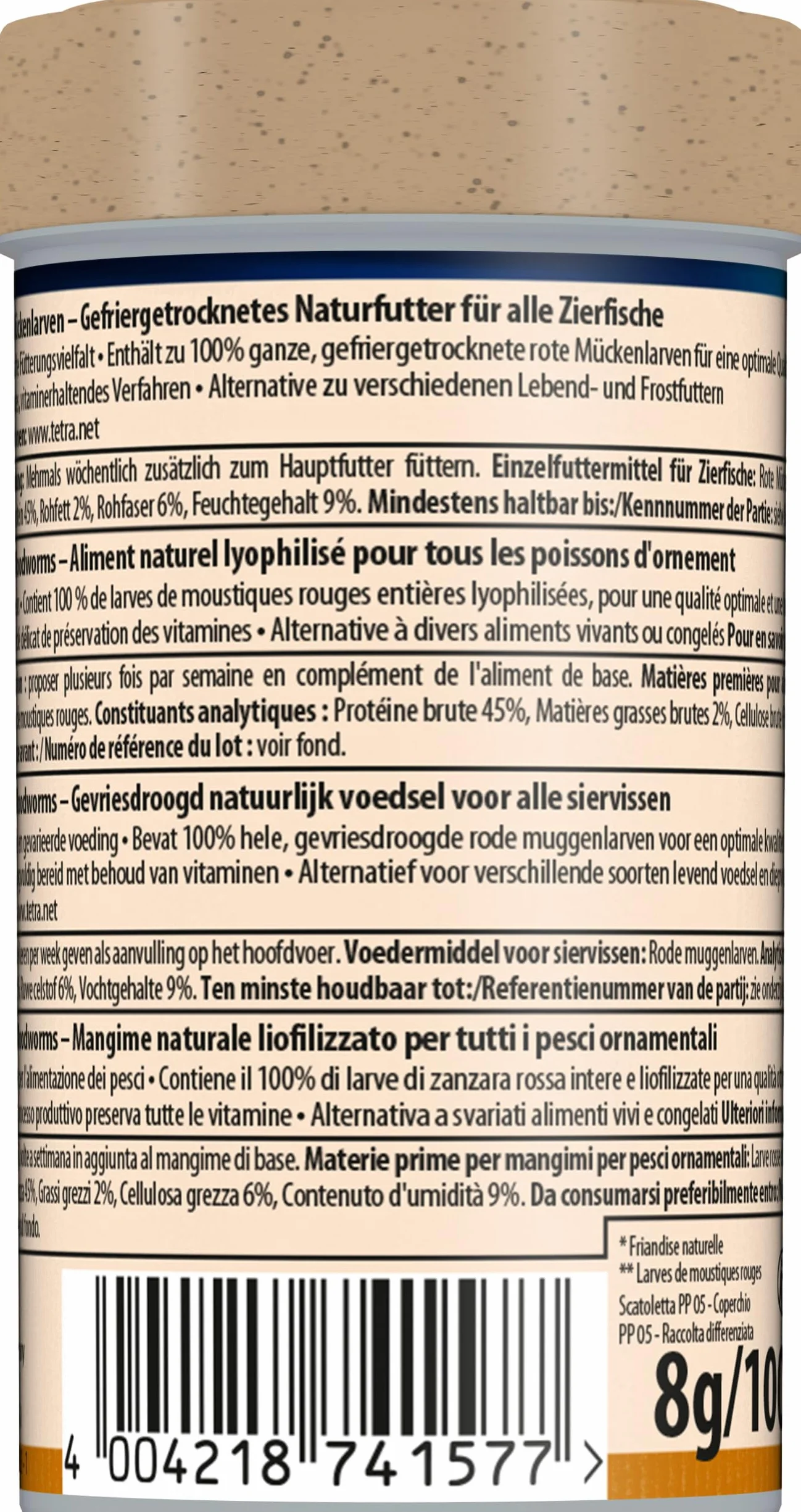 Tetra TetraDelica Bloodworms 741577