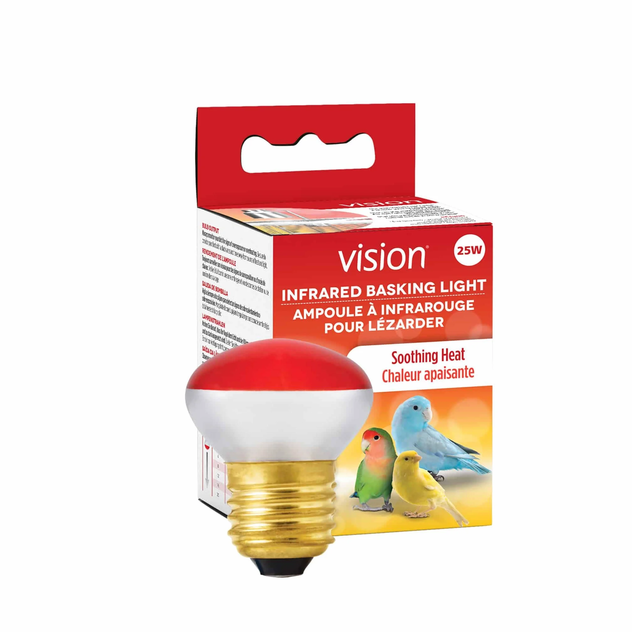 Hari Ampoule Infrarouge pour Oiseaux Vision 25 W