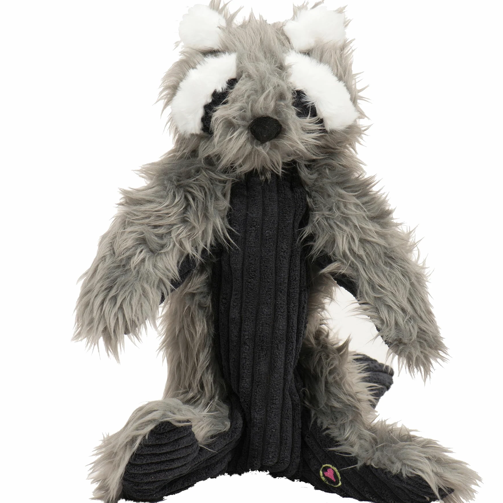 HuggleHounds X-Brace – Jouet interactif en peluche pour les garder occupés, jouet couineur et froissé pour chiens de petite, moyenne et grande taille, corde nouée interne durable, rembourrage minimal