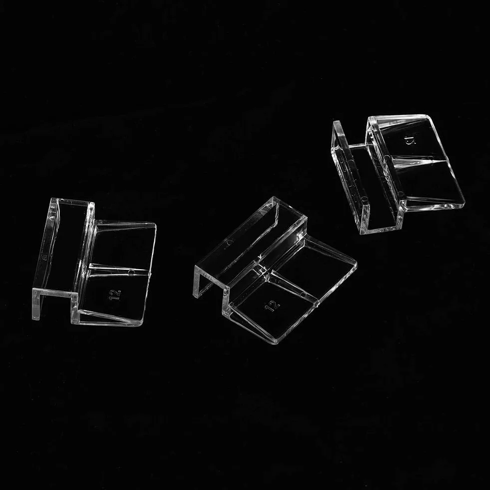 YOUTHINK 20 Pcs Aquarium Porte-Couvercle en Verre Clip Support Accessoire 5mm