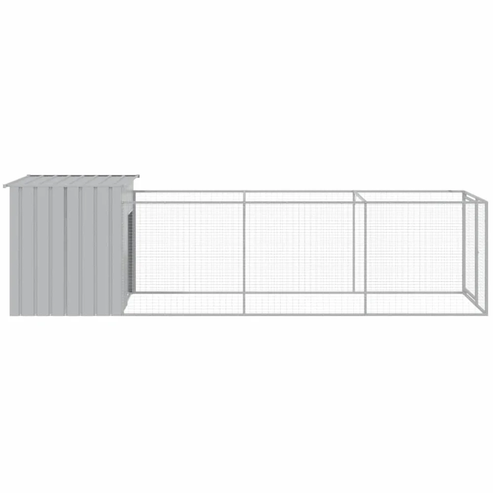 Niche pour chien gris clair 110x405x110 cm