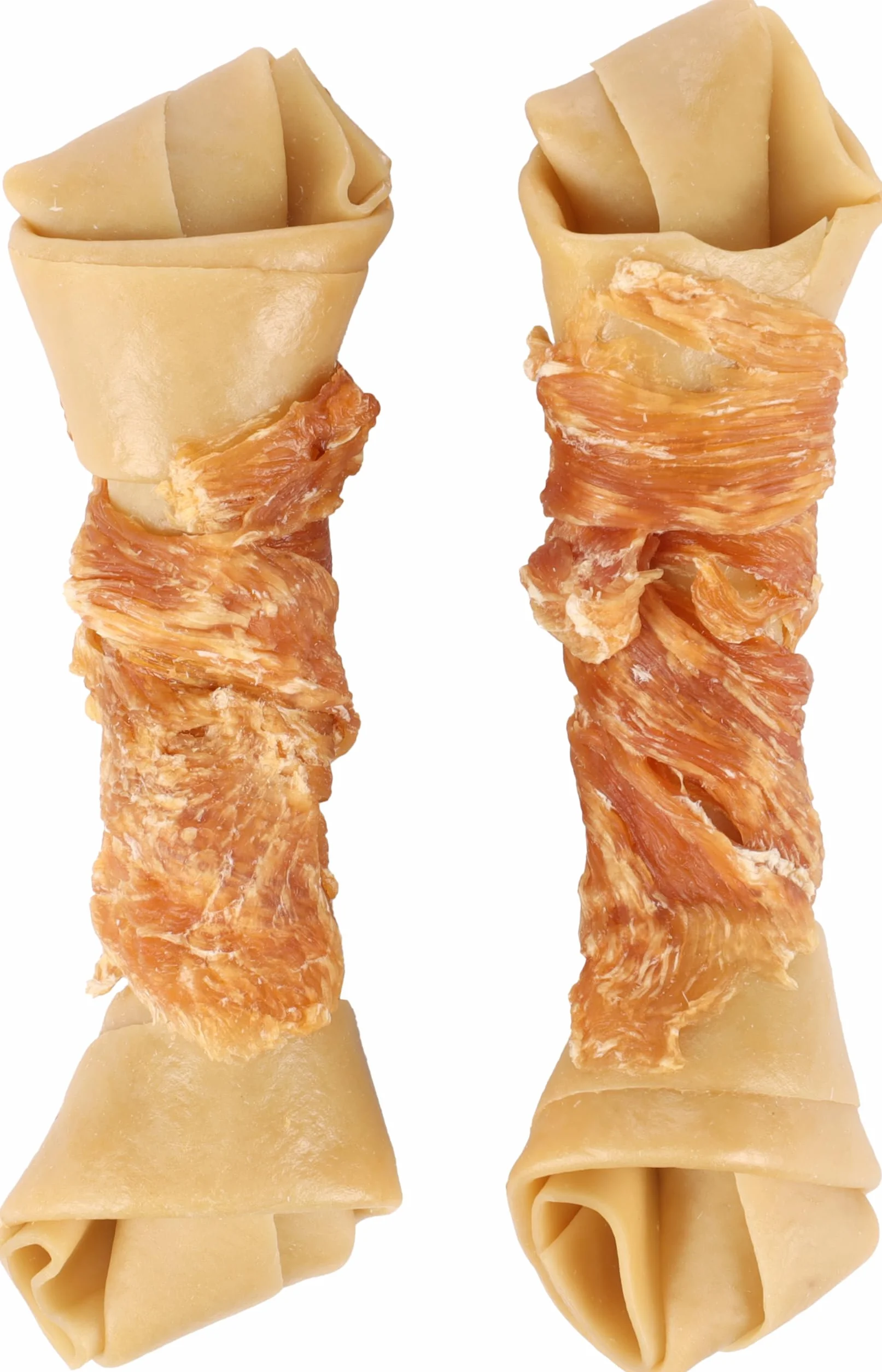 Flamingo Snack Os Noué pour Chiens Saveur Poulet 14 cm 2 Pièces 120 g
