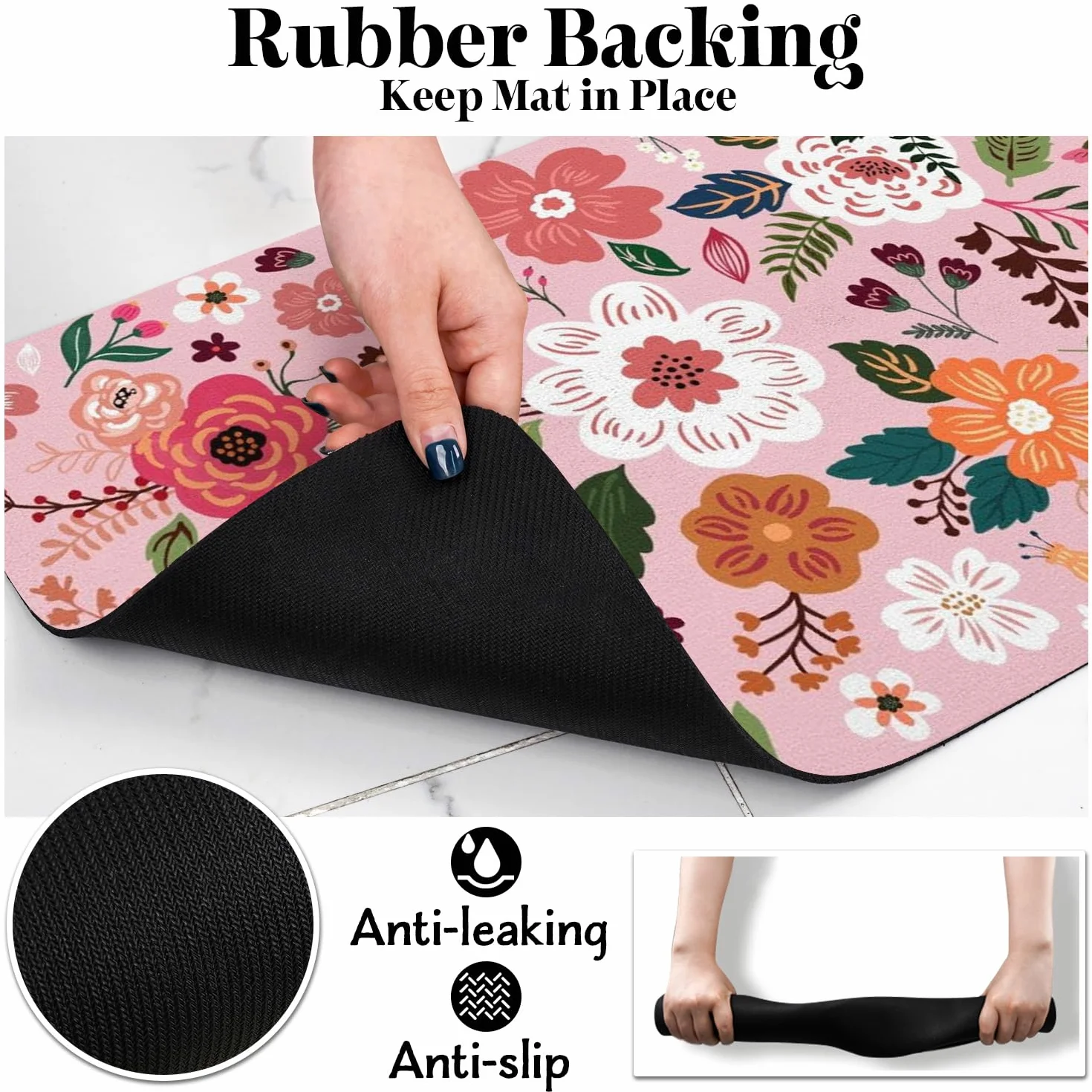 Tapis de nourriture pour chien pour sols, tapis absorbant pour gamelle pour chien pour distributeur de nourriture et d'eau, tapis de nourriture à séchage rapide pour chat