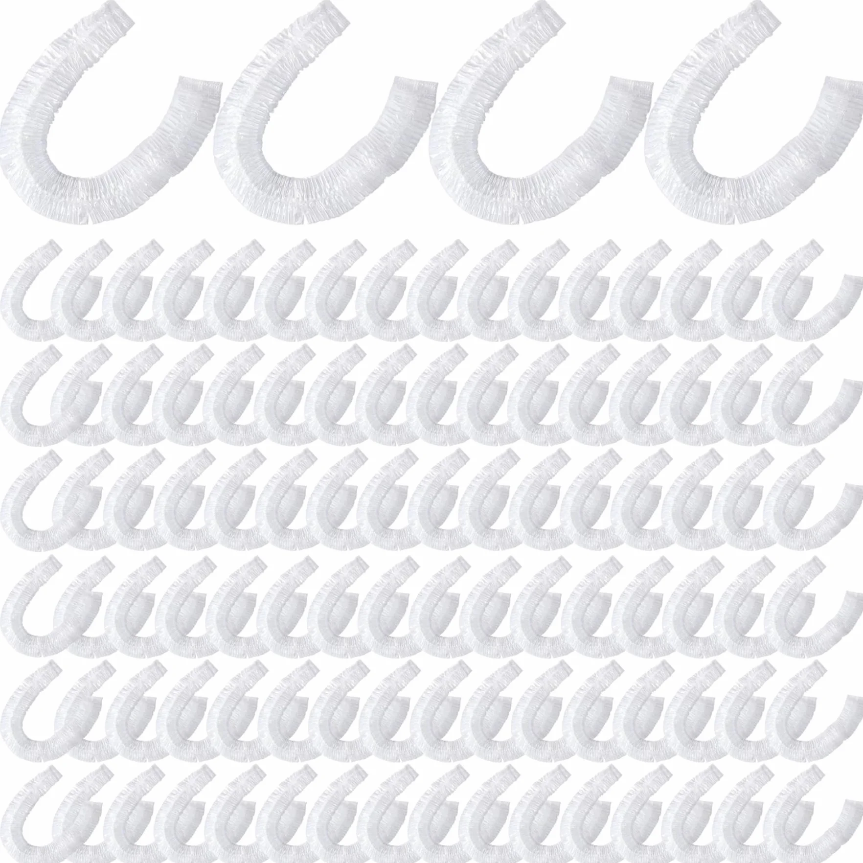 Lot de 100 Doublures de Cage Jetables en Plastique Transparent pour Petits Animaux