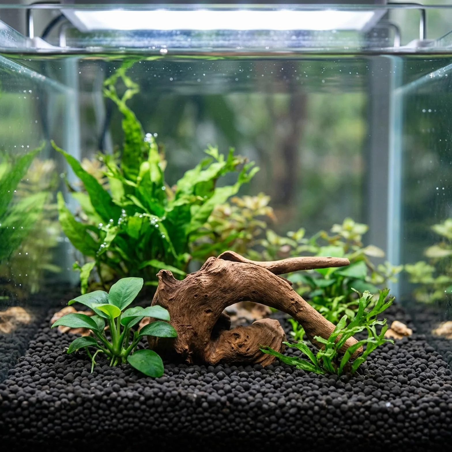 Bois Flotté pour Aquarium 4 Pièces Racine Naturelle Décoration Paysage Aquatique 5-10CM 10-15CM
